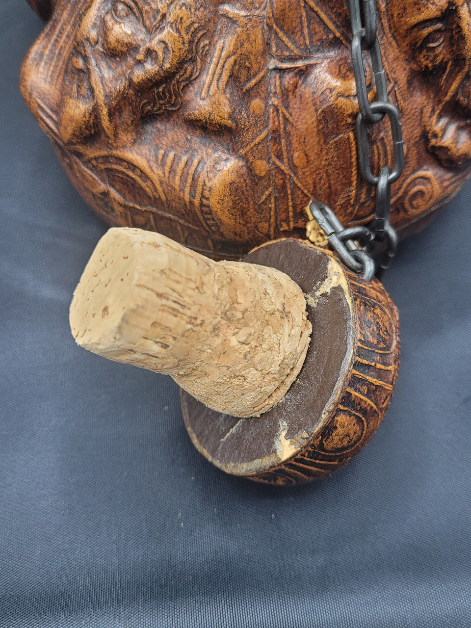 Jeype Leather Covered Decanter from Spain