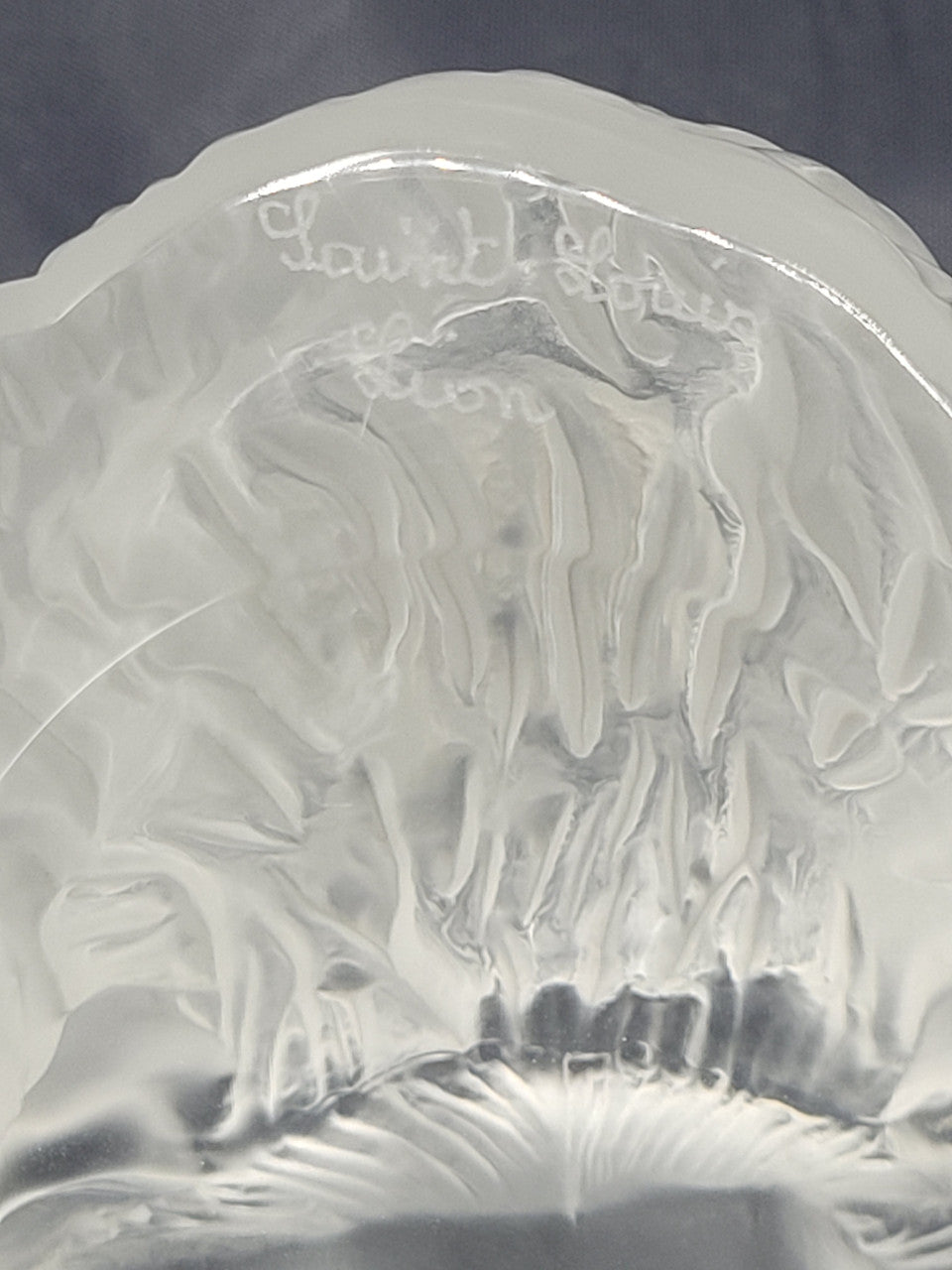 Saint-Louis France Lionhead Paperweight