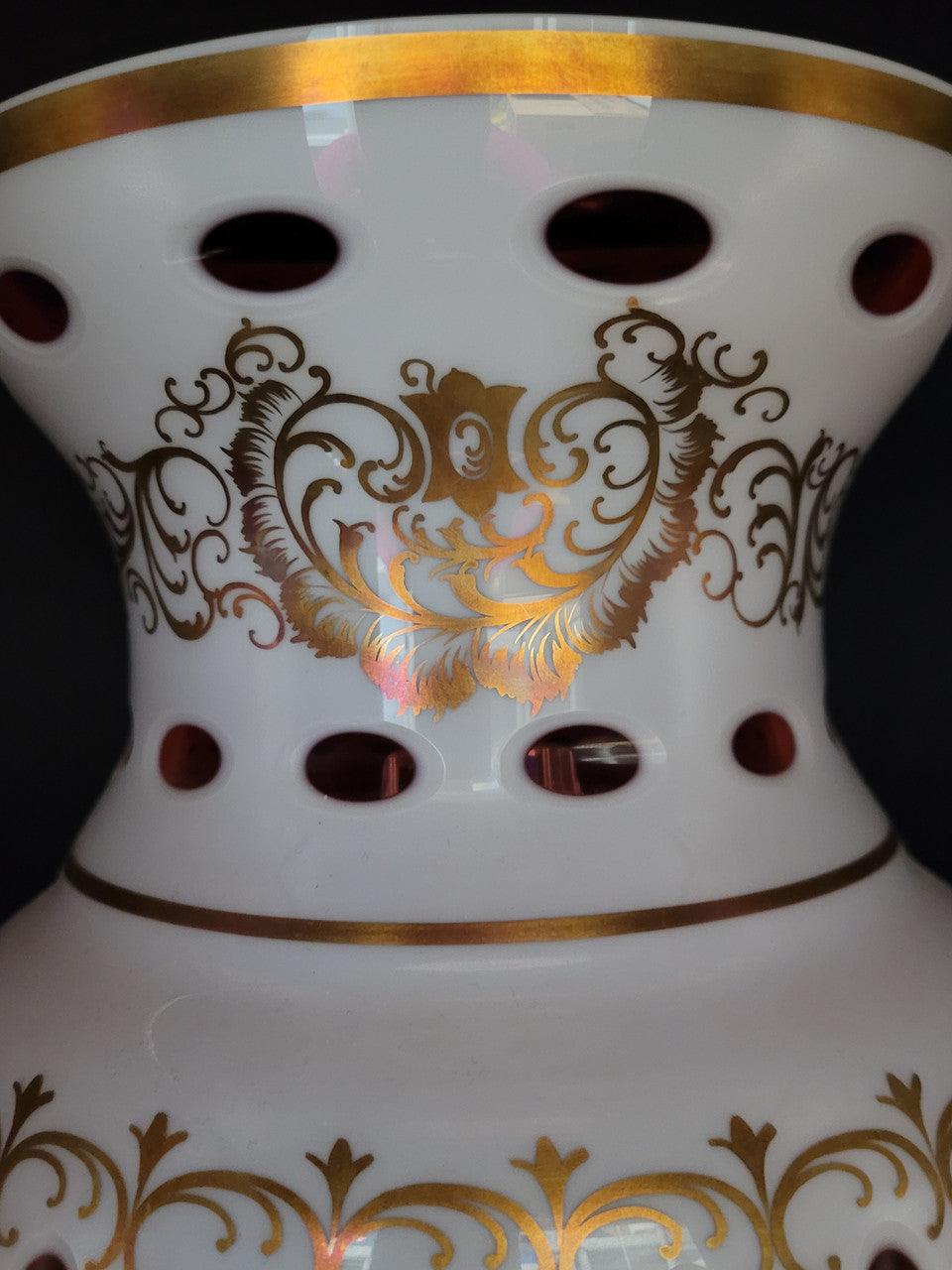 Bohemian Glass Vase