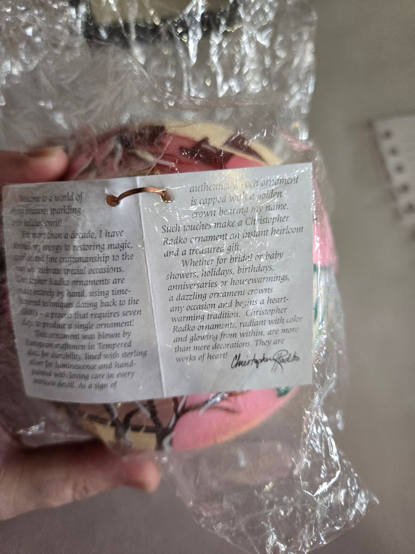 Christopher Radko "Country Holiday" Ornament