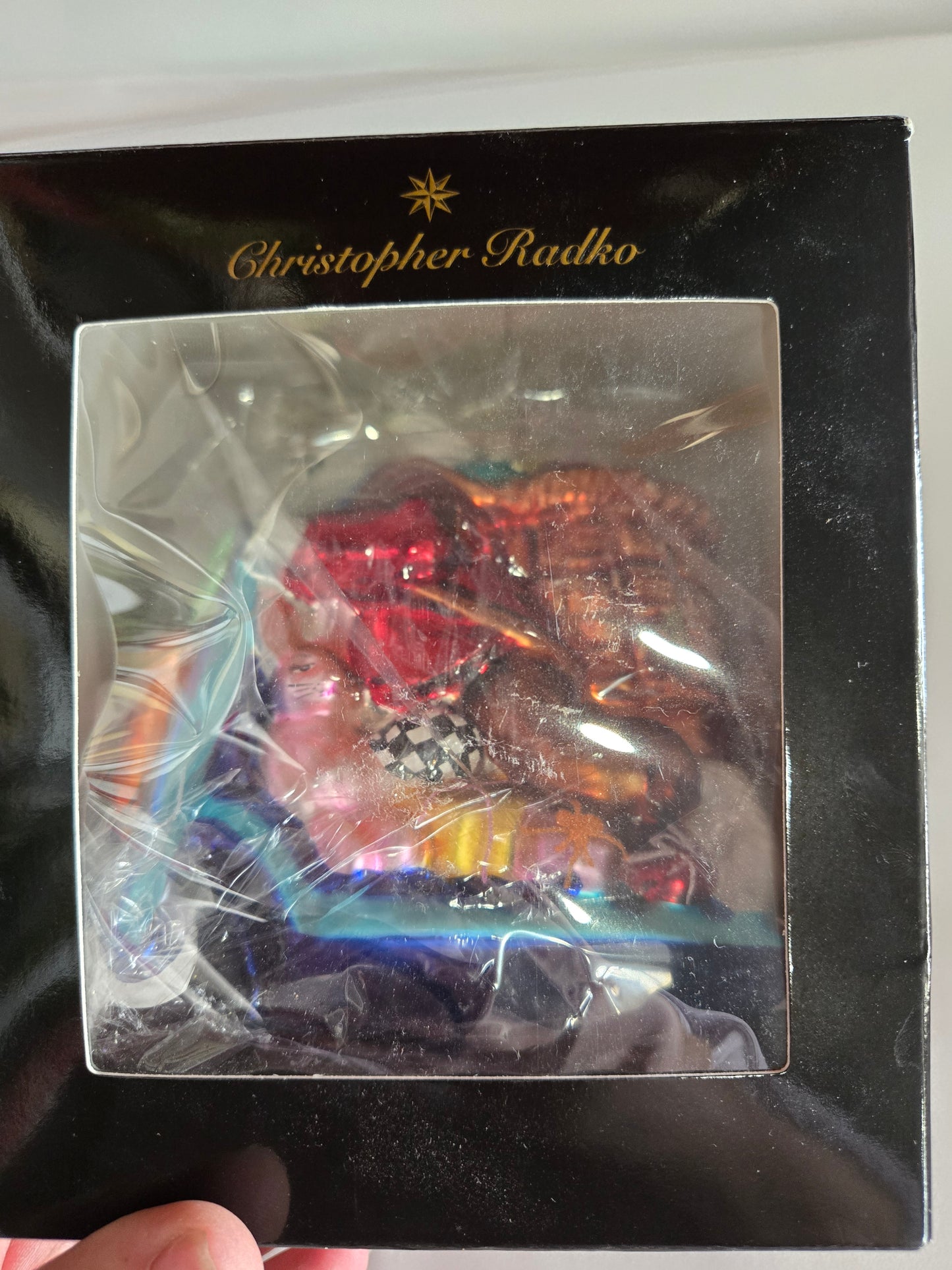 Christopher Radko Bunny Eggspress Ornament