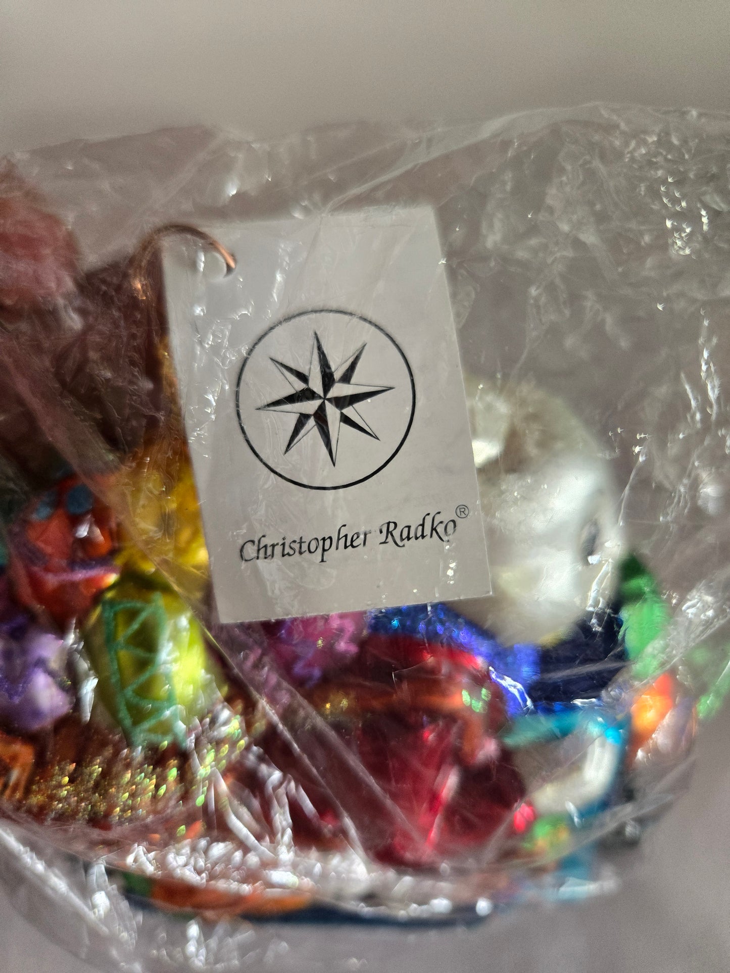 Christopher Radko Bunny Eggspress Ornament