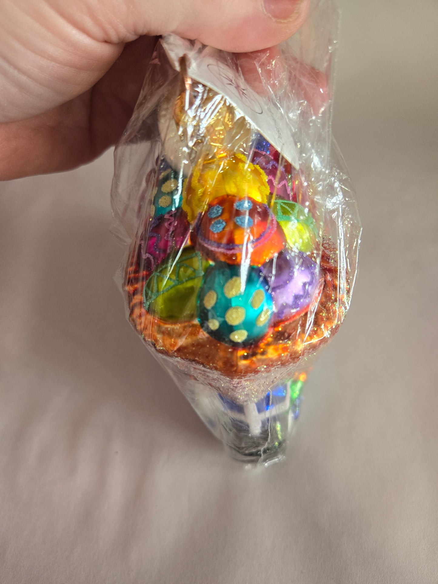 Christopher Radko Bunny Eggspress Ornament