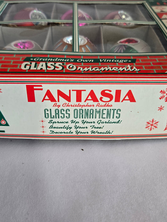Fantasia by Christopher Radko "Dream Reflections" Set of 6