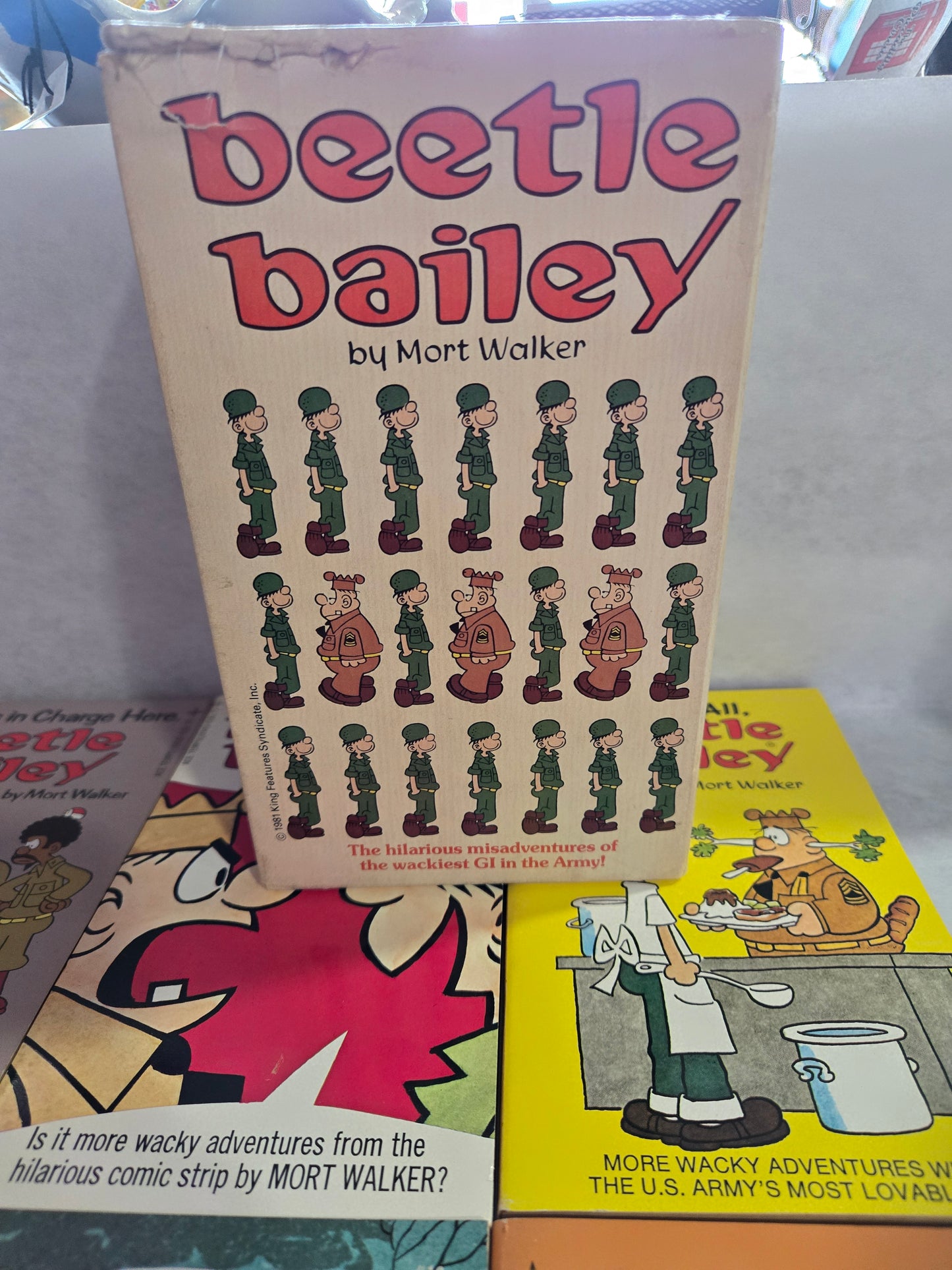 1982 "Beetle Bailey" 6 Book Set