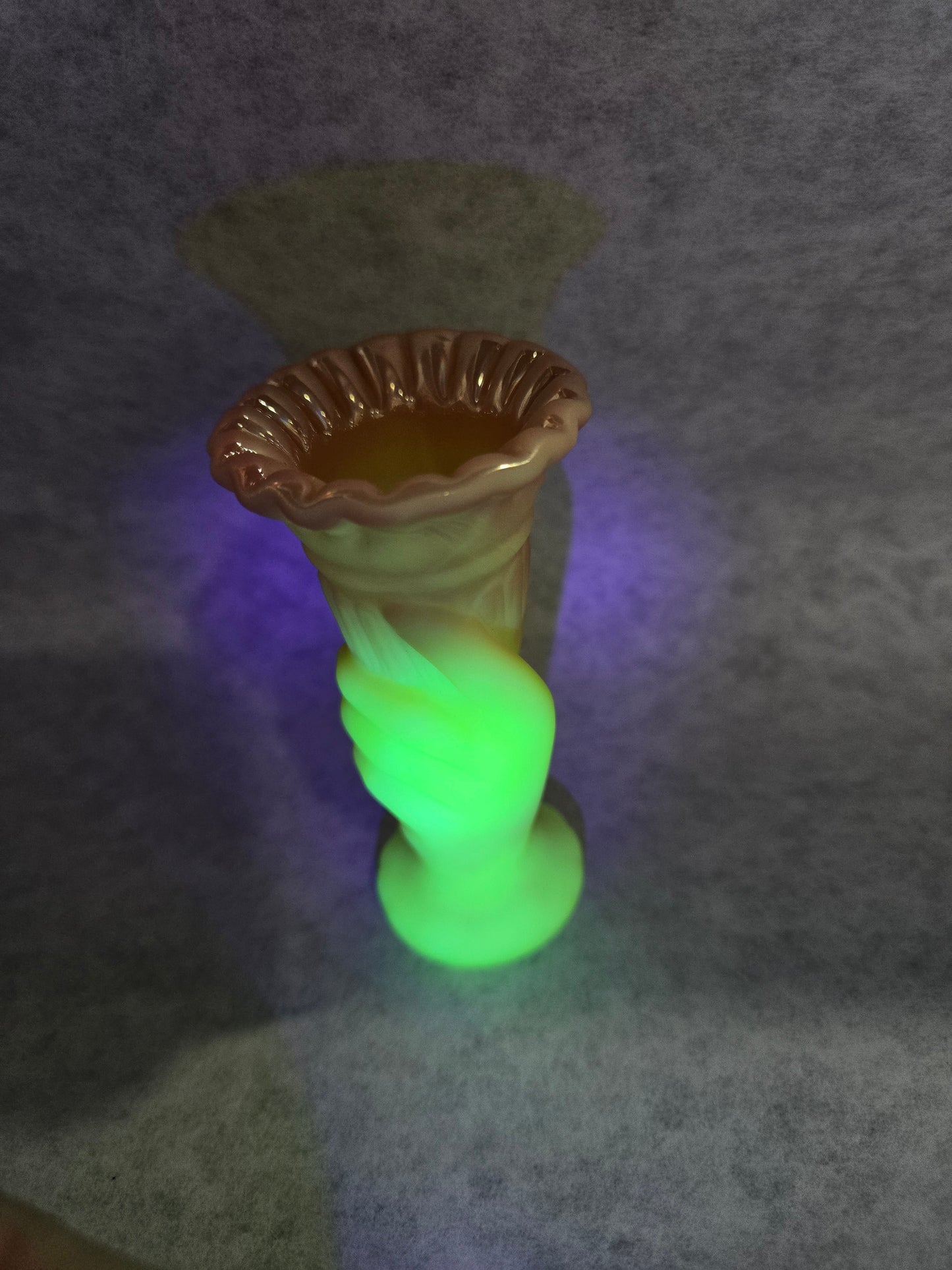Vintage Fenton Burmese Bud Vase