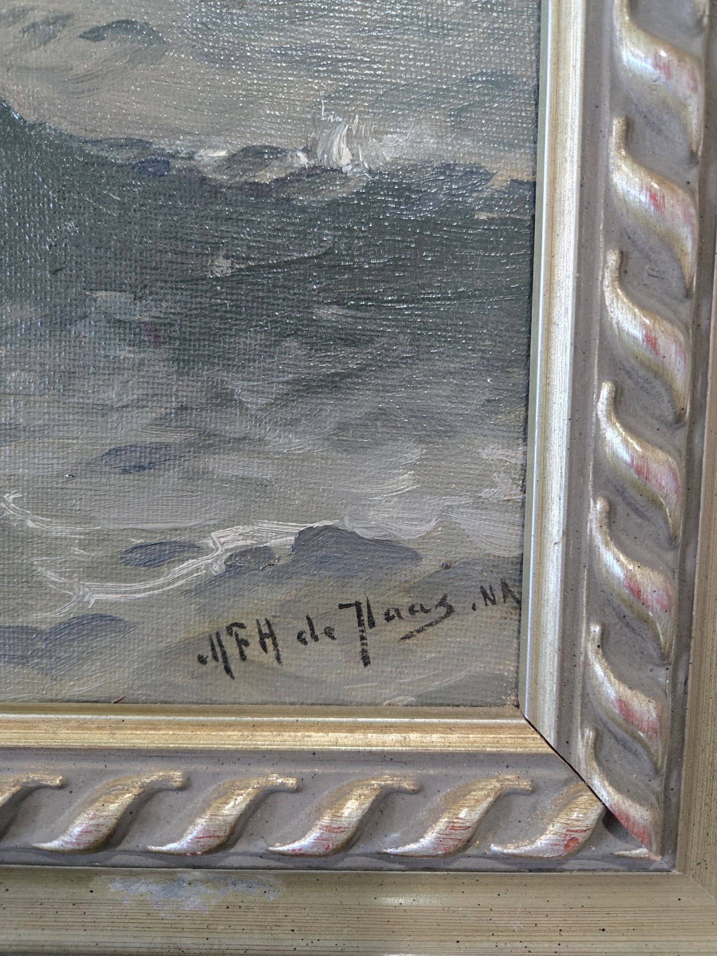 Vintage Coastal Seascape William Fredrick DeHauss