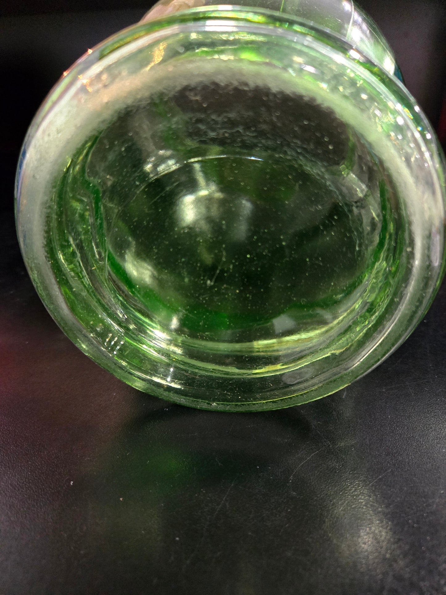 Vintage Vaseline uranium glass pitcher