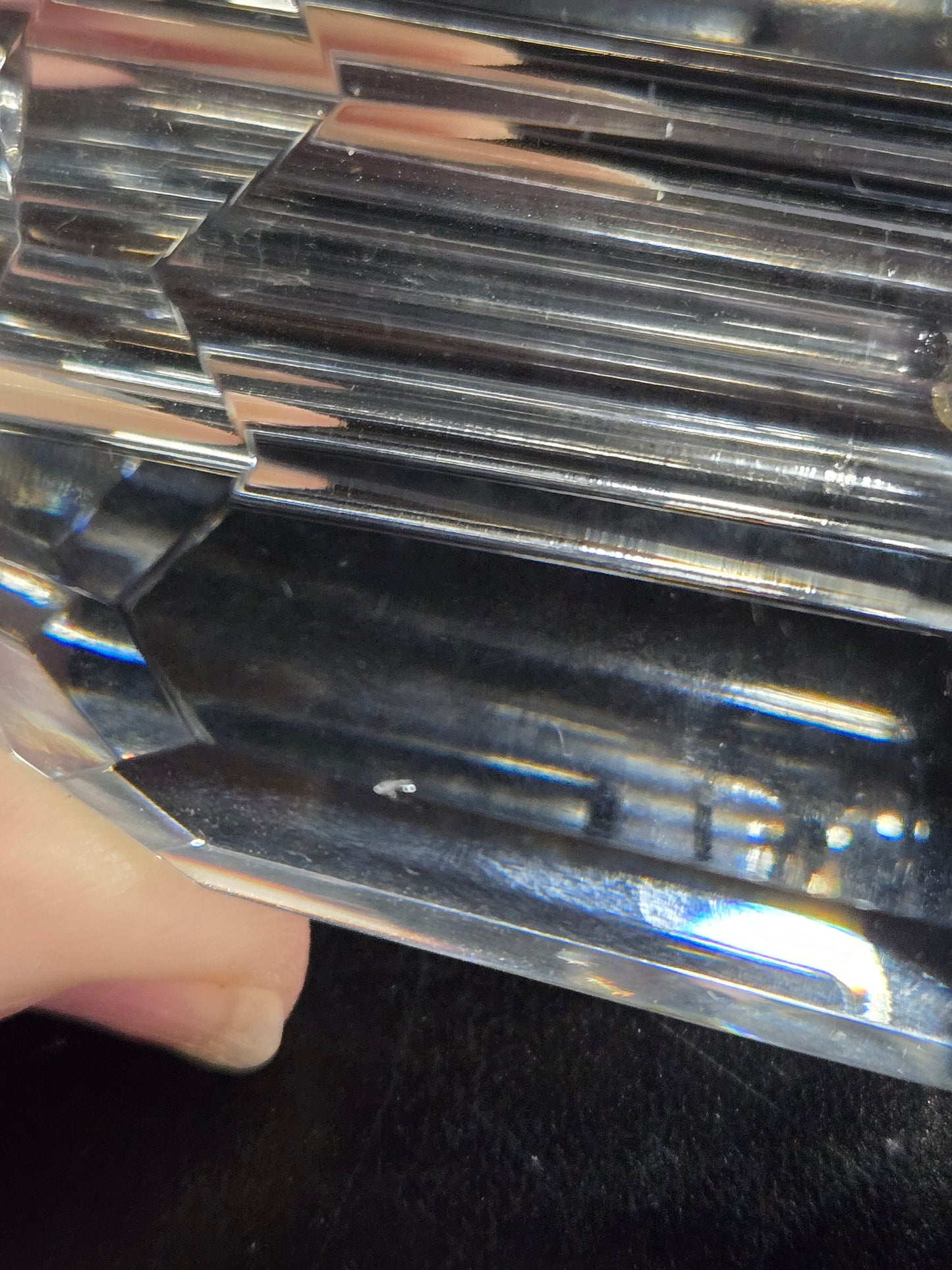 Clear Perfume Crystal Bottle