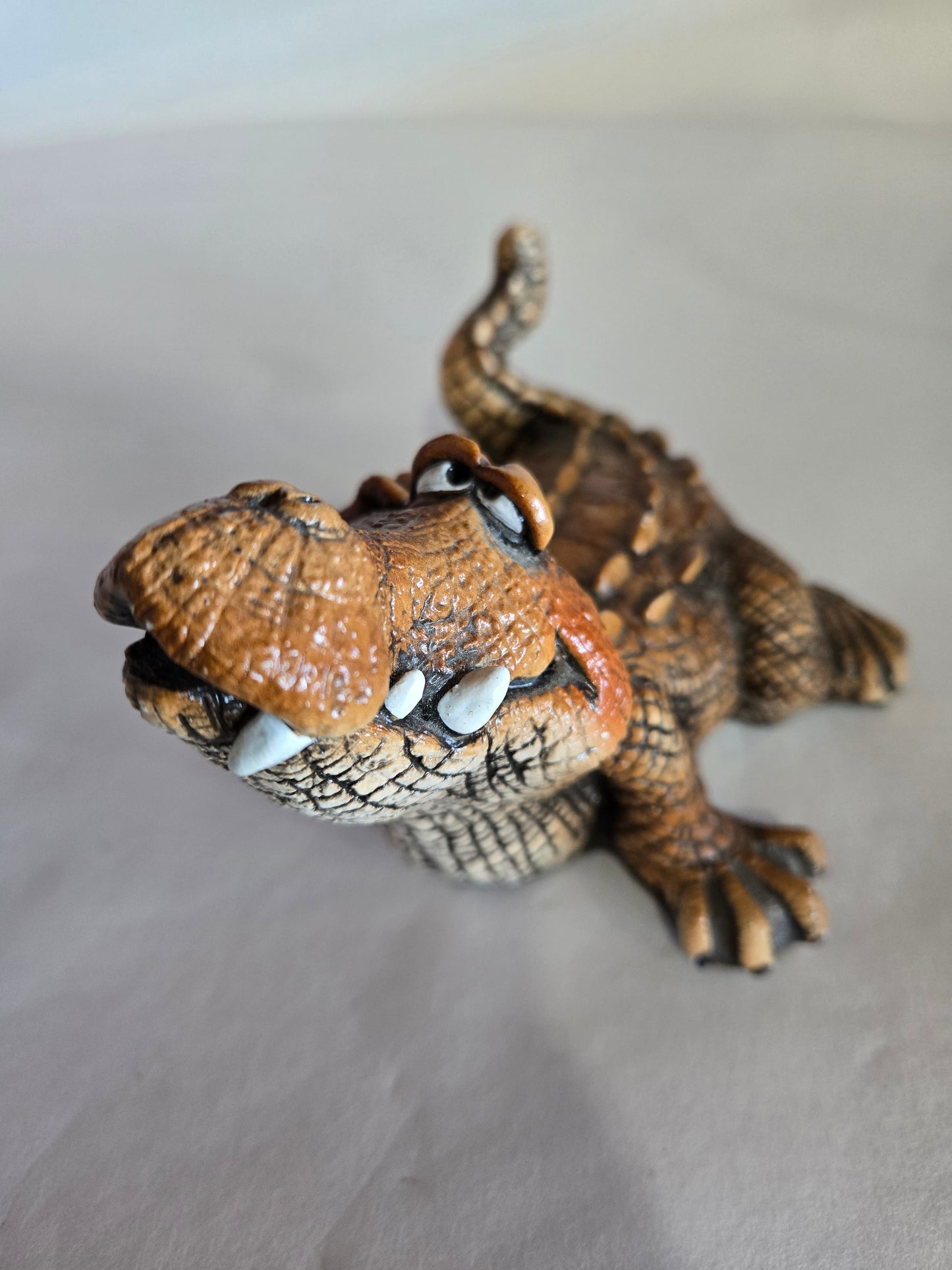 Vintage Beasties of the Kingdom" alligator figurine