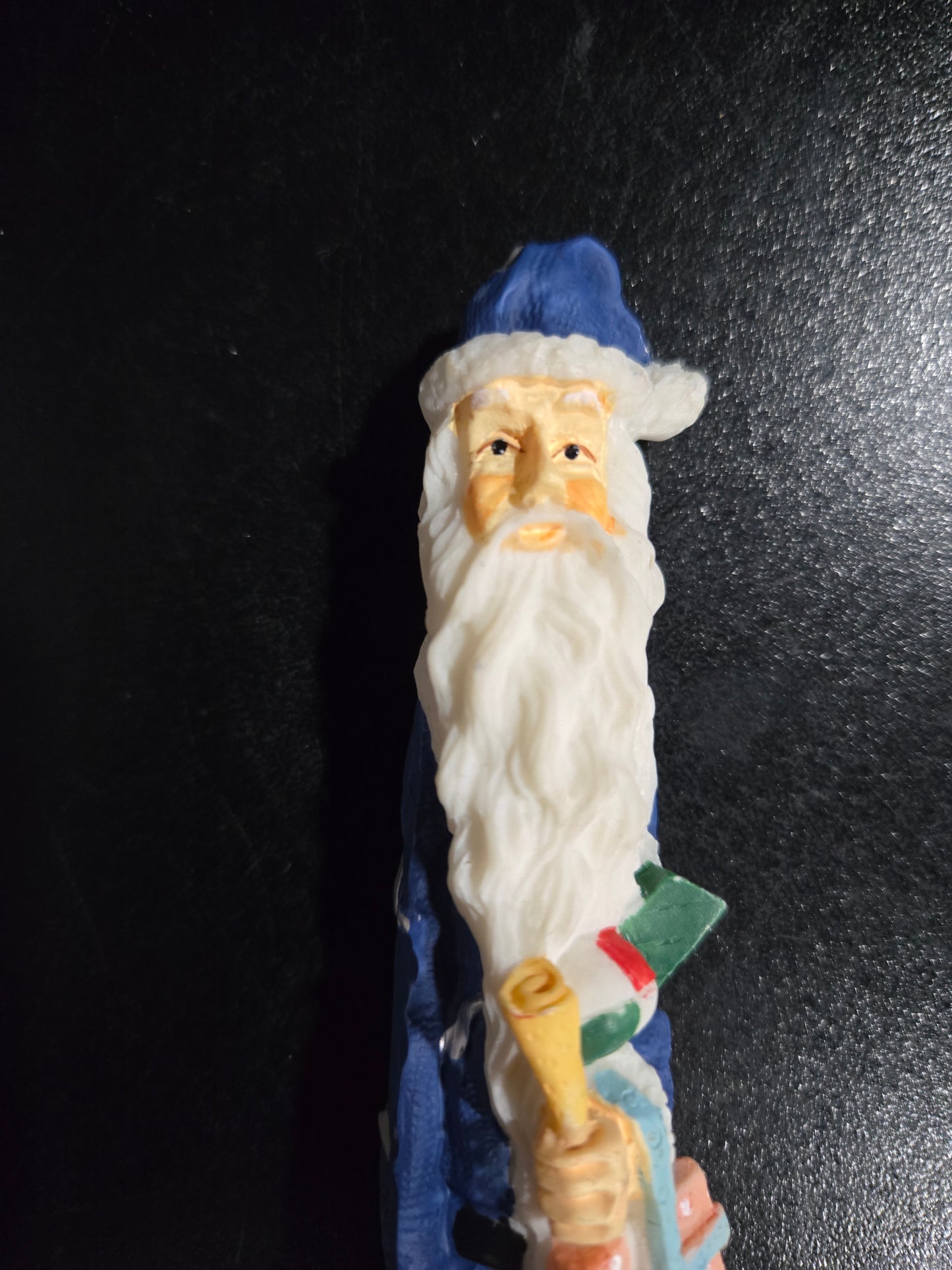 Resin Santa Claus holding Lantern