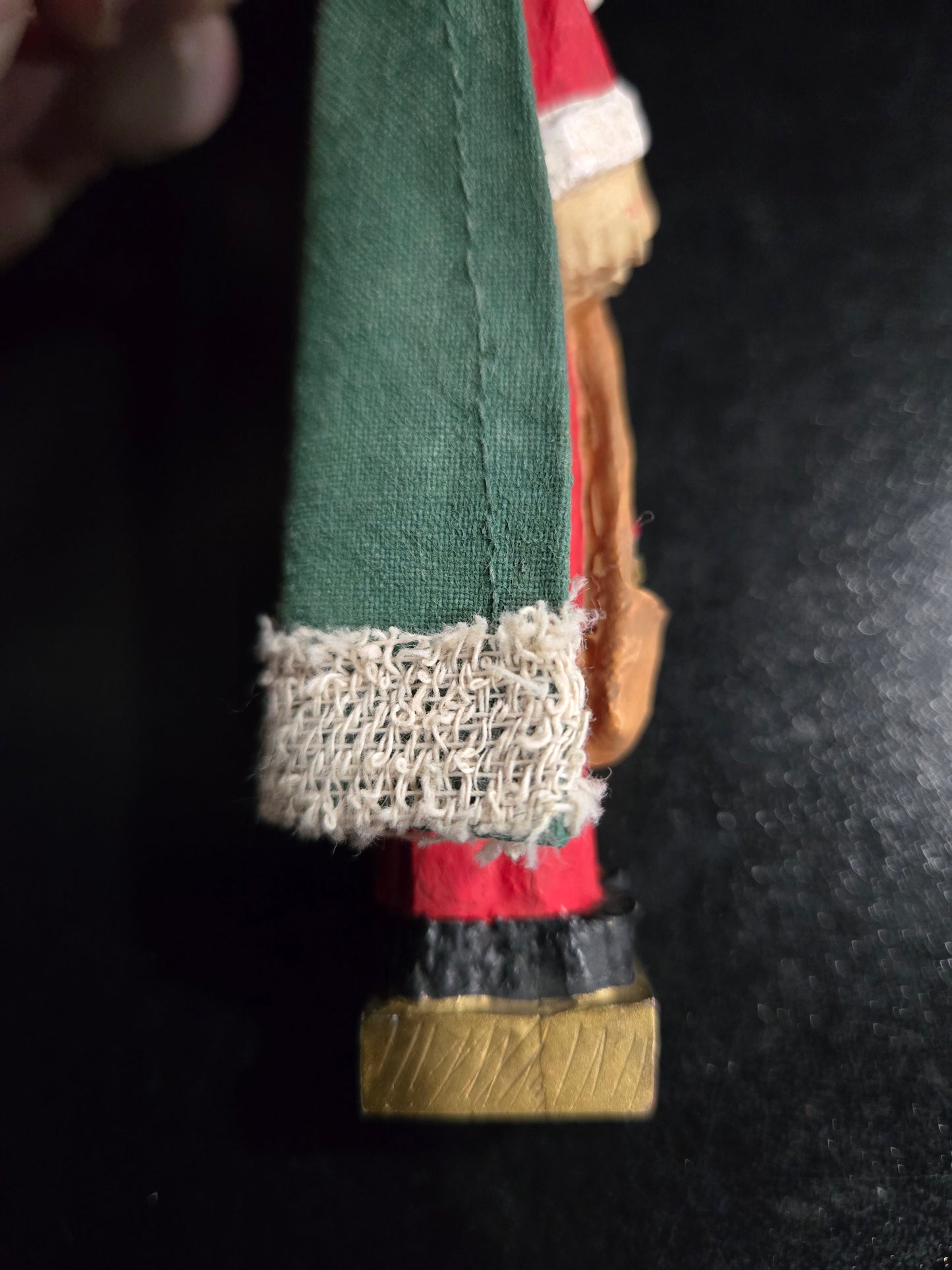 Resin Santa Claus holiday bag