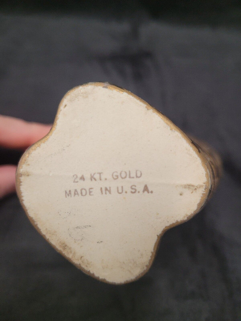 Weeping Gold Art Deco Vase