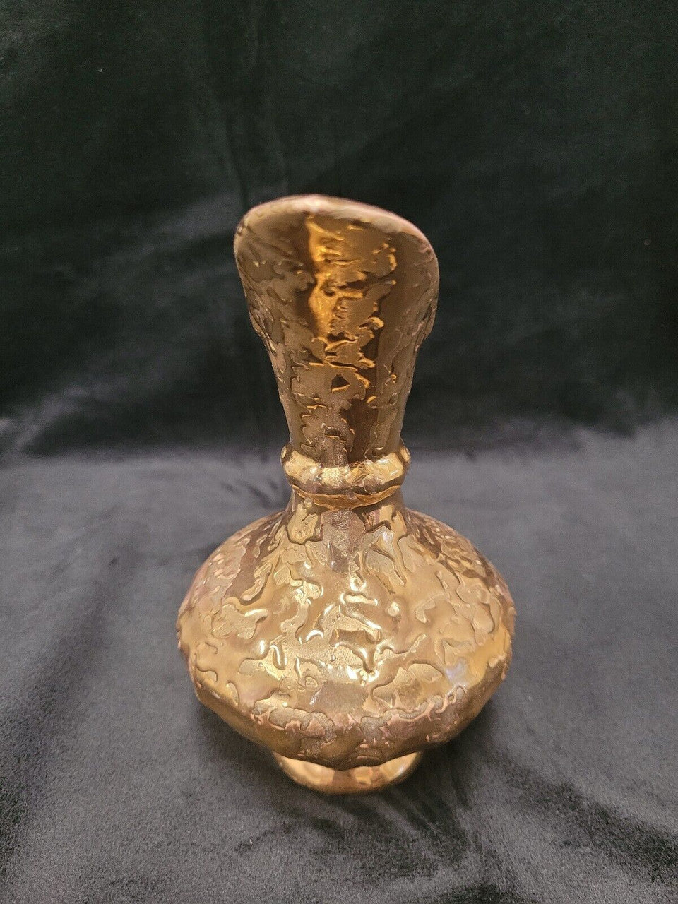 Weeping Gold Ewer with Pink Interior