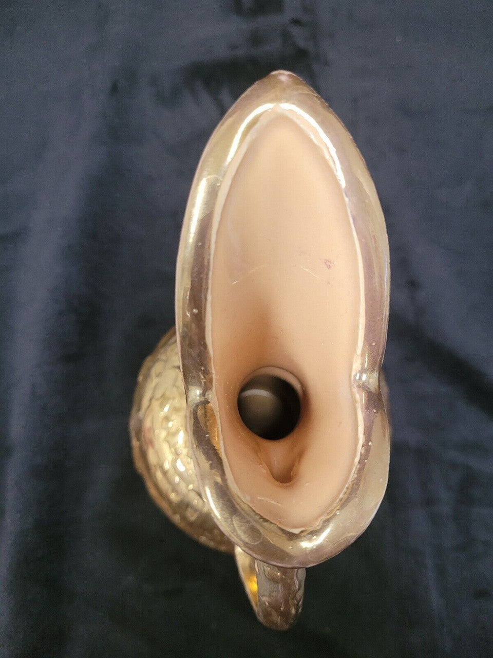 Weeping Gold Ewer with Pink Interior