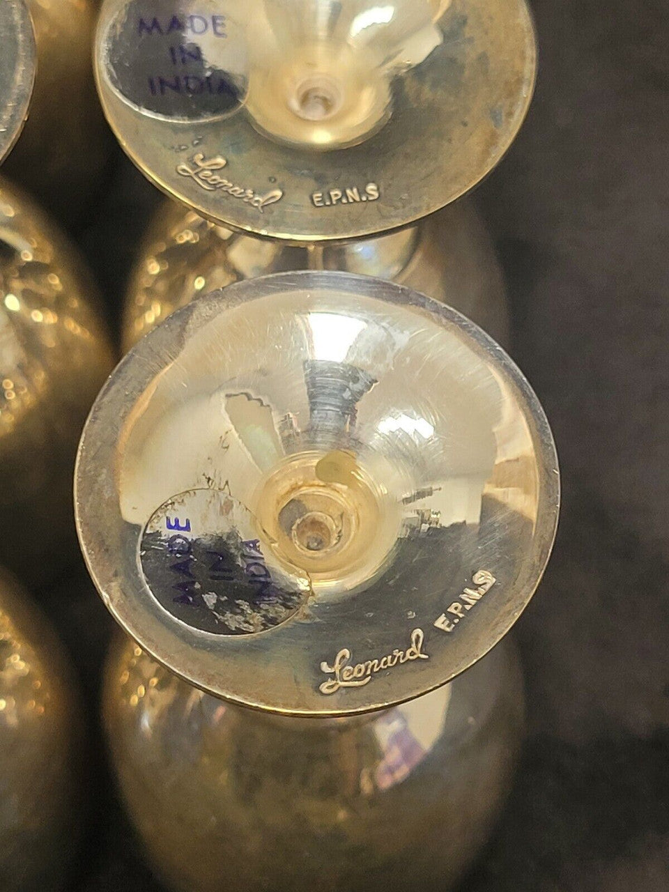 Leonard EPNS Set of 6 Mini Goblets