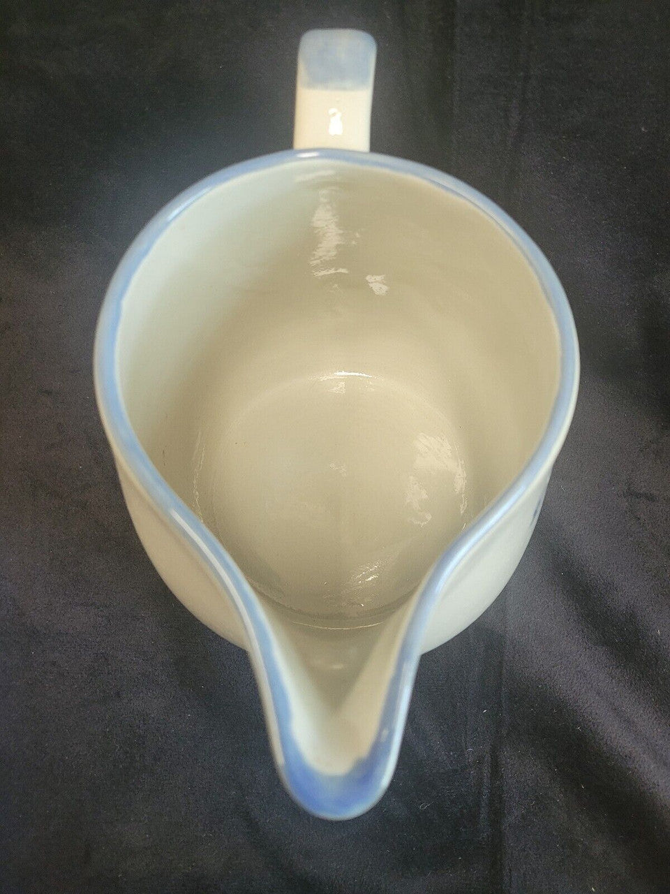 Louisville Stoneware Pitcher Gray / Blue -Gaggle of Geese