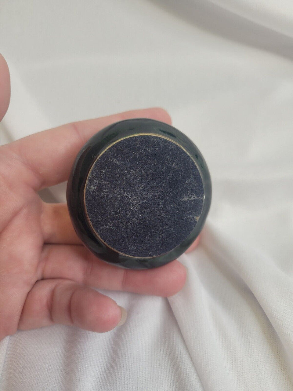 Rhinestone Frog trinket box