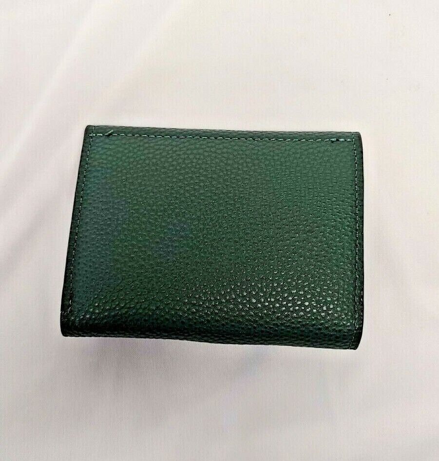 Faux Leather Green Wallet