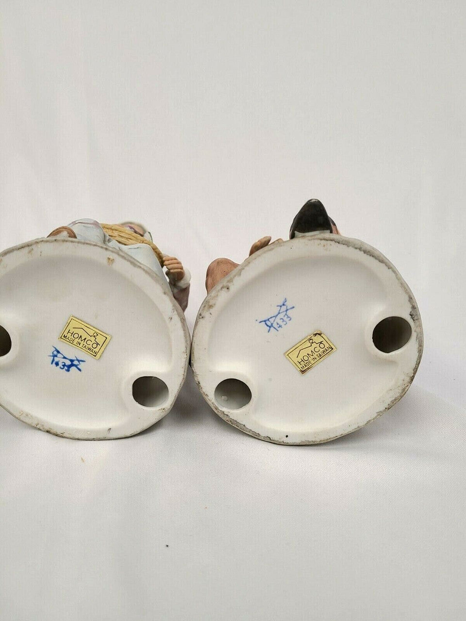 Pair of Hamco Man and Woman Figurines