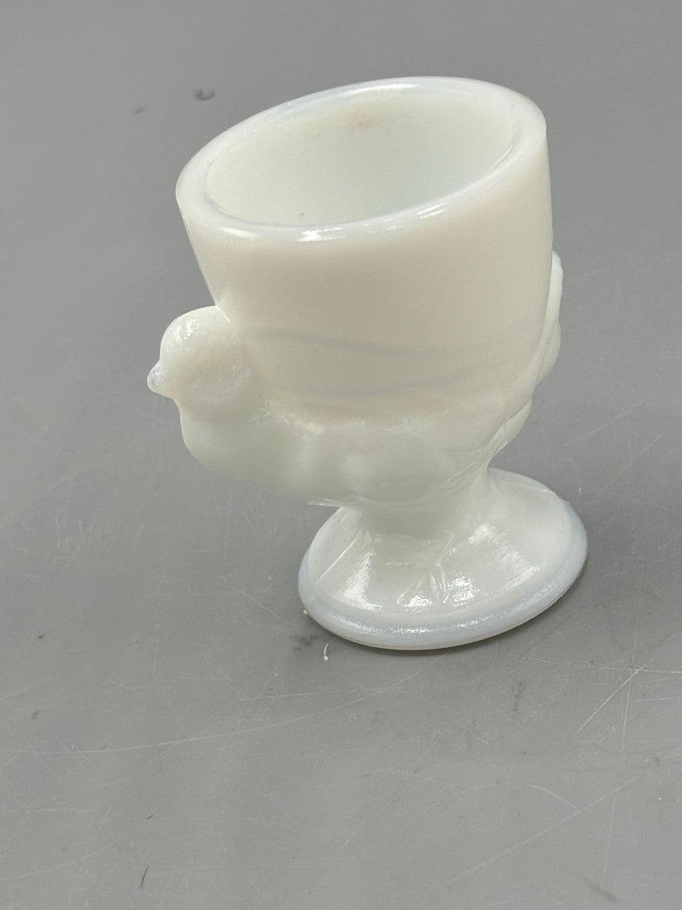 Westmoreland Milk Glass Chicken Egg Cup/Toothpick Holder