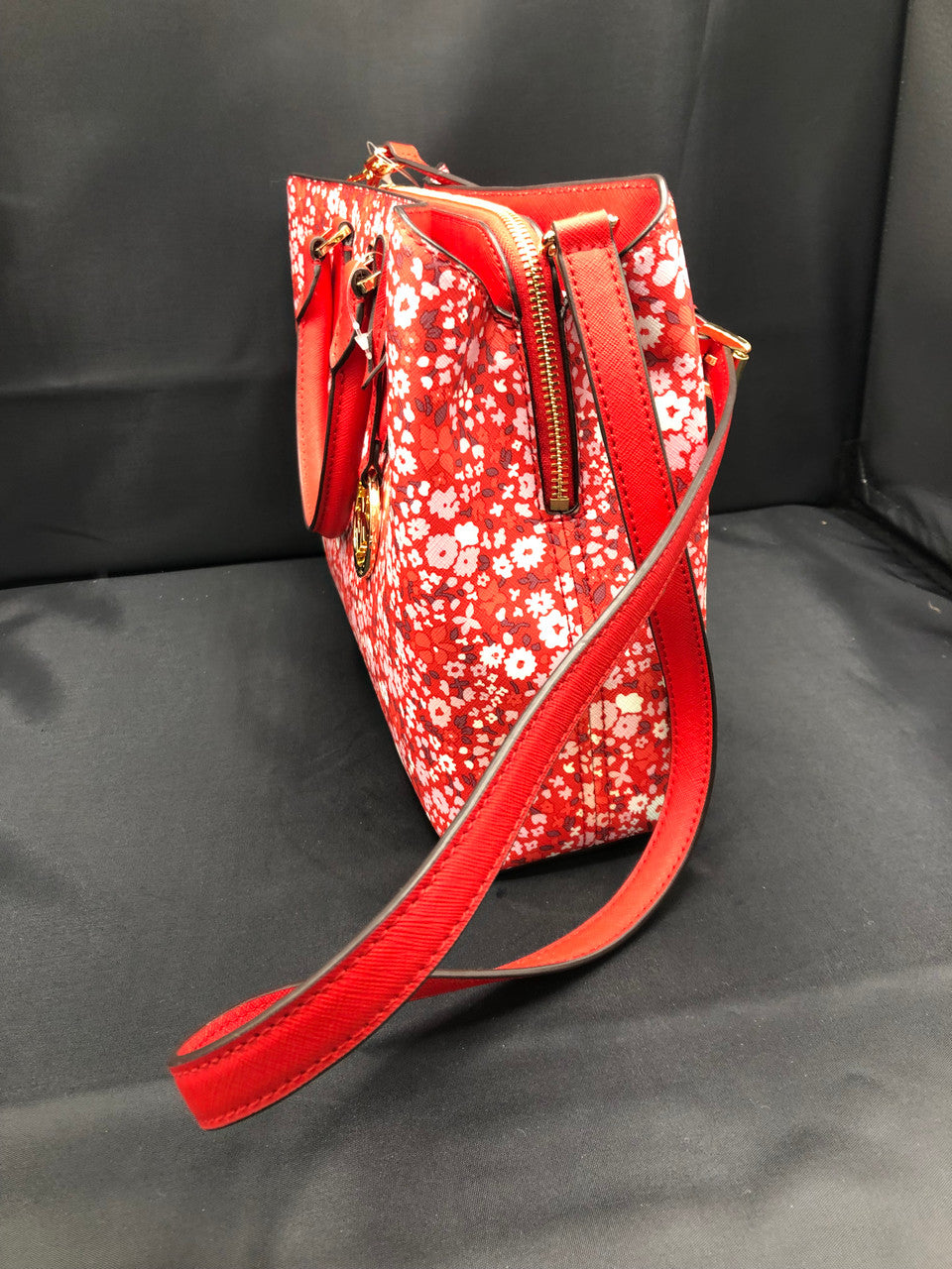 Michael Kors Red Floral Purse