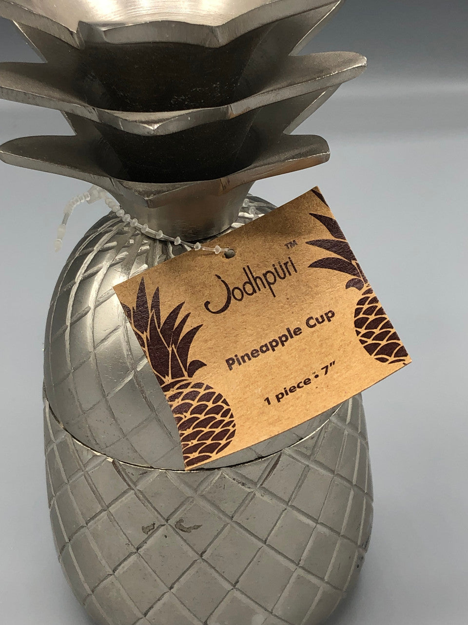 Jodpuri Pineapple Silver glass