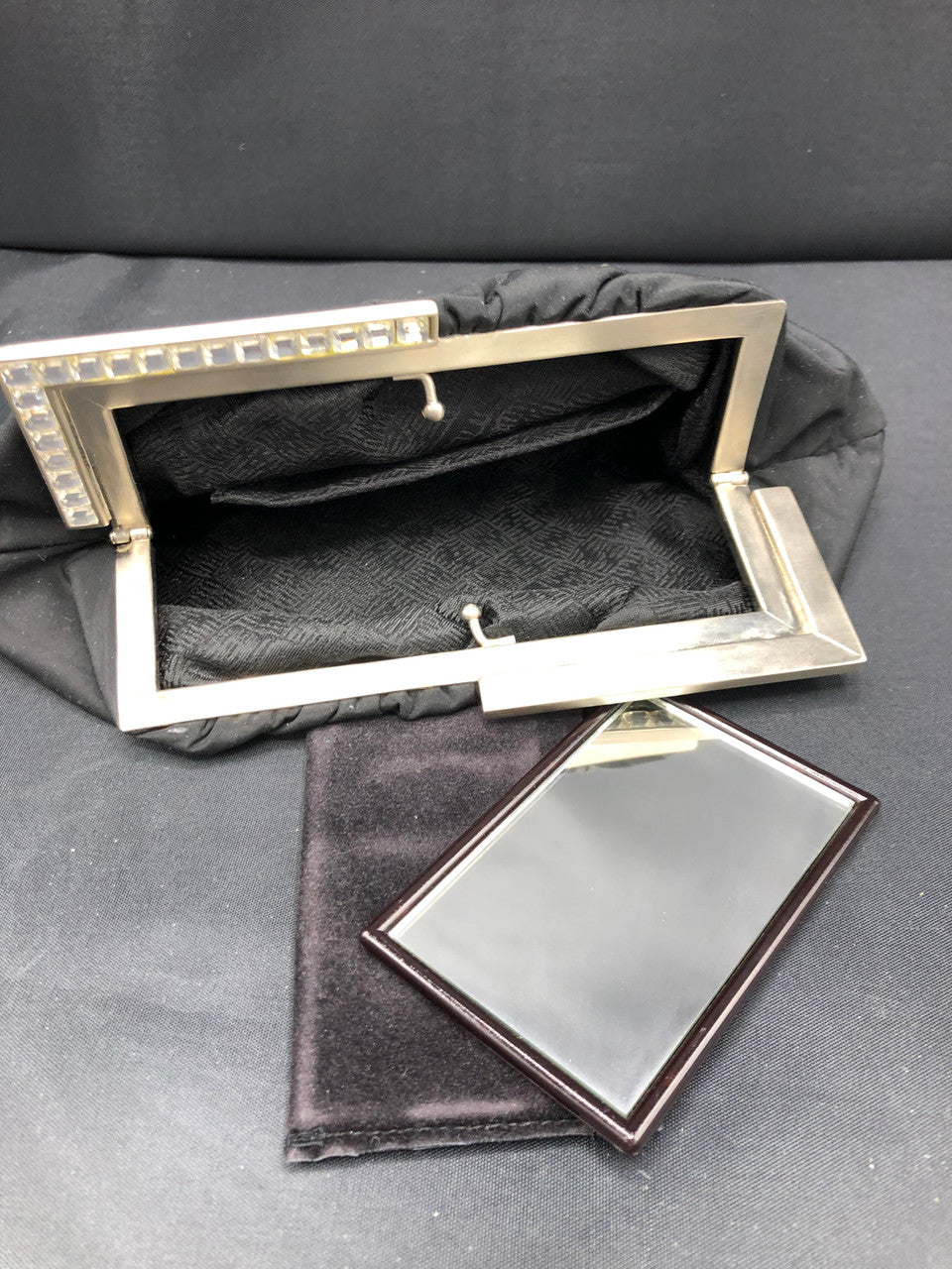 Bottega Venetta Black Clutch Bag