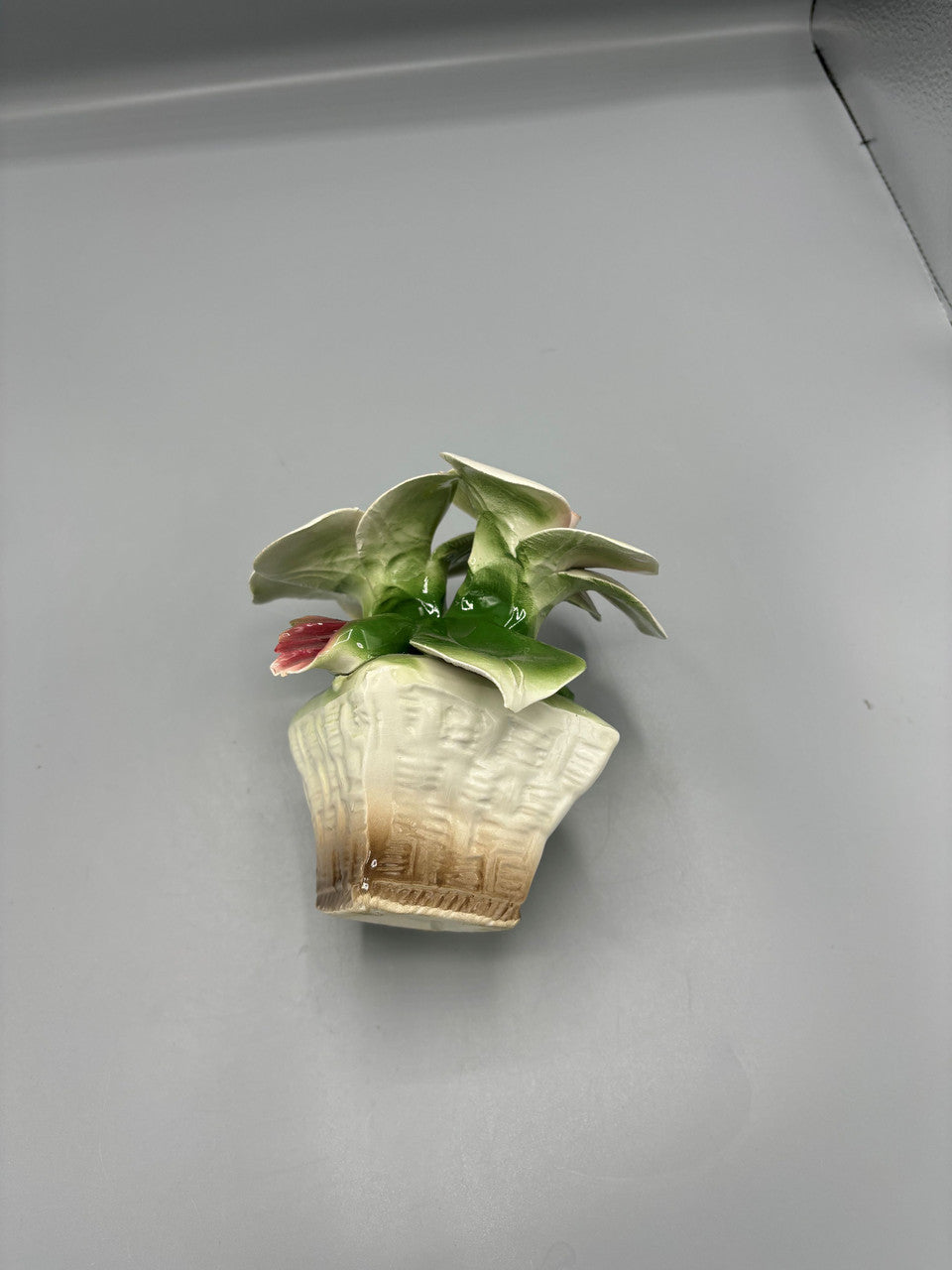 Capodimonte 2 flower ceramic statue B