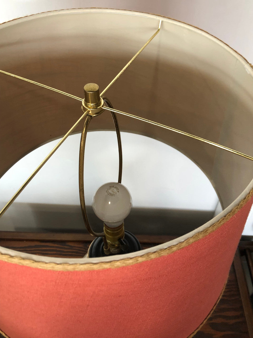Satsuma Vase Lamp signed Japanese