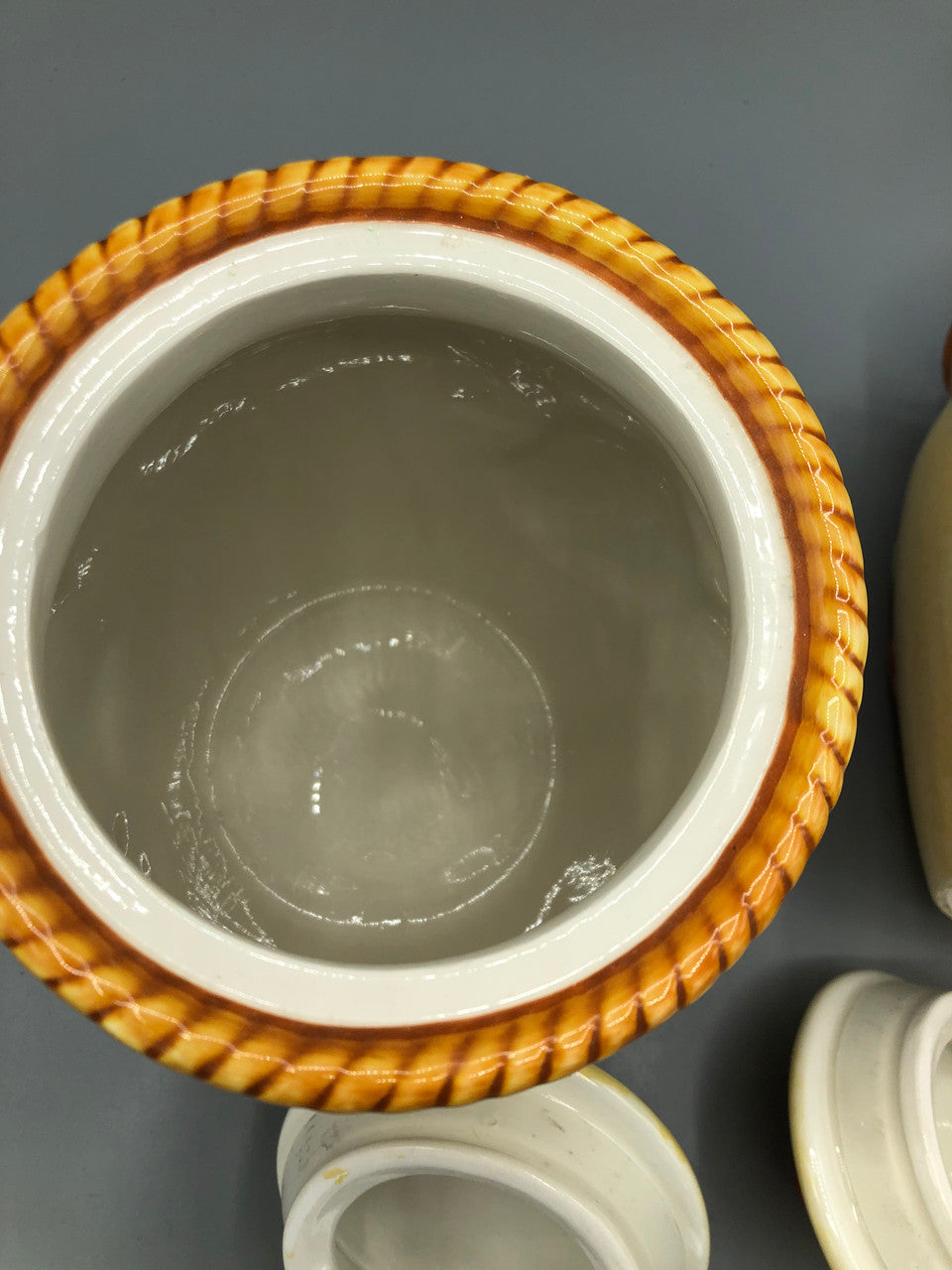Cracker Barrel Canister Apple Set
