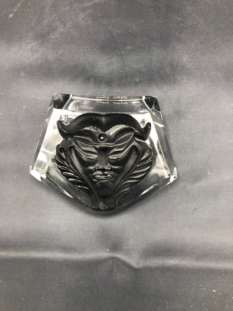 Lalique French Devil paperweight