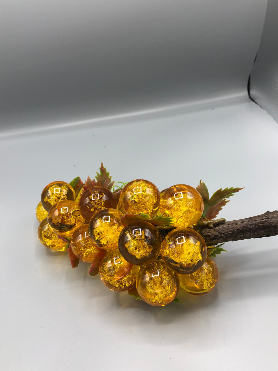 Rare Yellow Lucite Grapes
