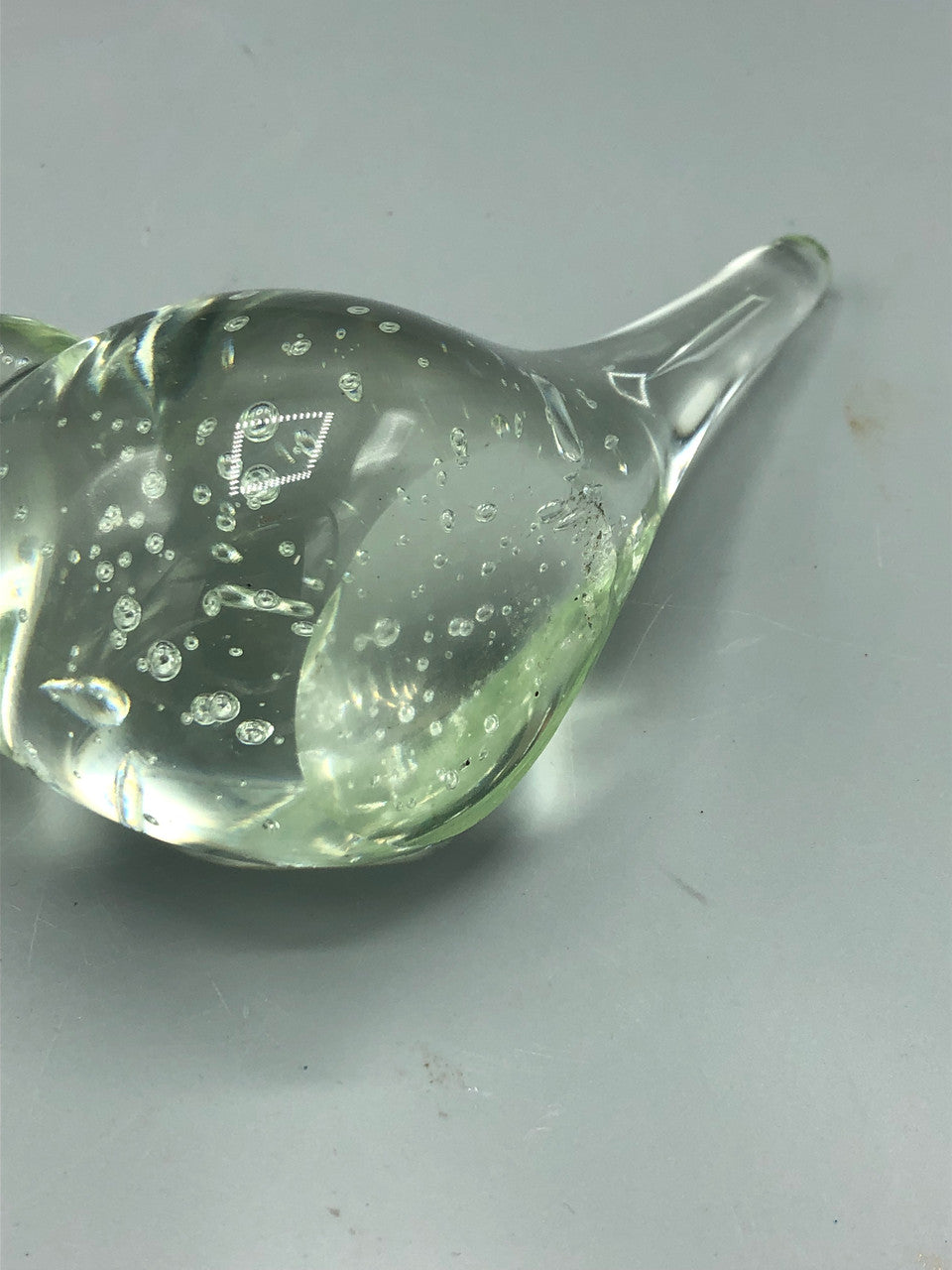 Glass Bird Paperweight