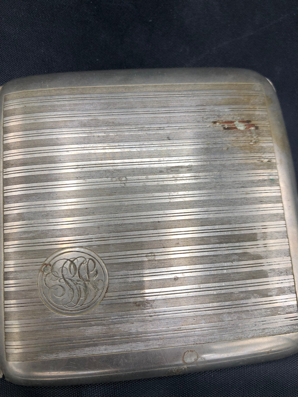 1898 English Sterling Silver Cigarette Case