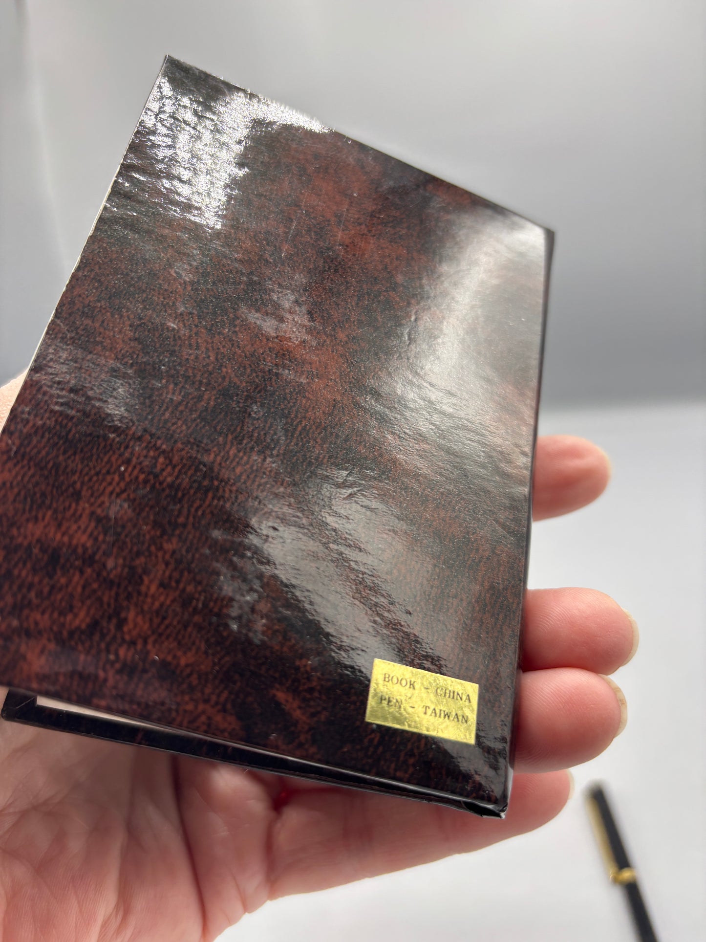 Antique address book & pen