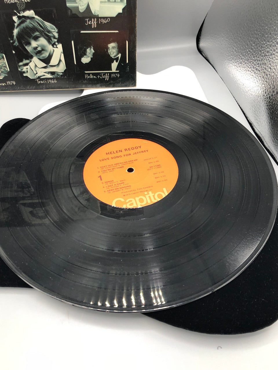 1974 Helen Reddy Love Song for Jeffrey record