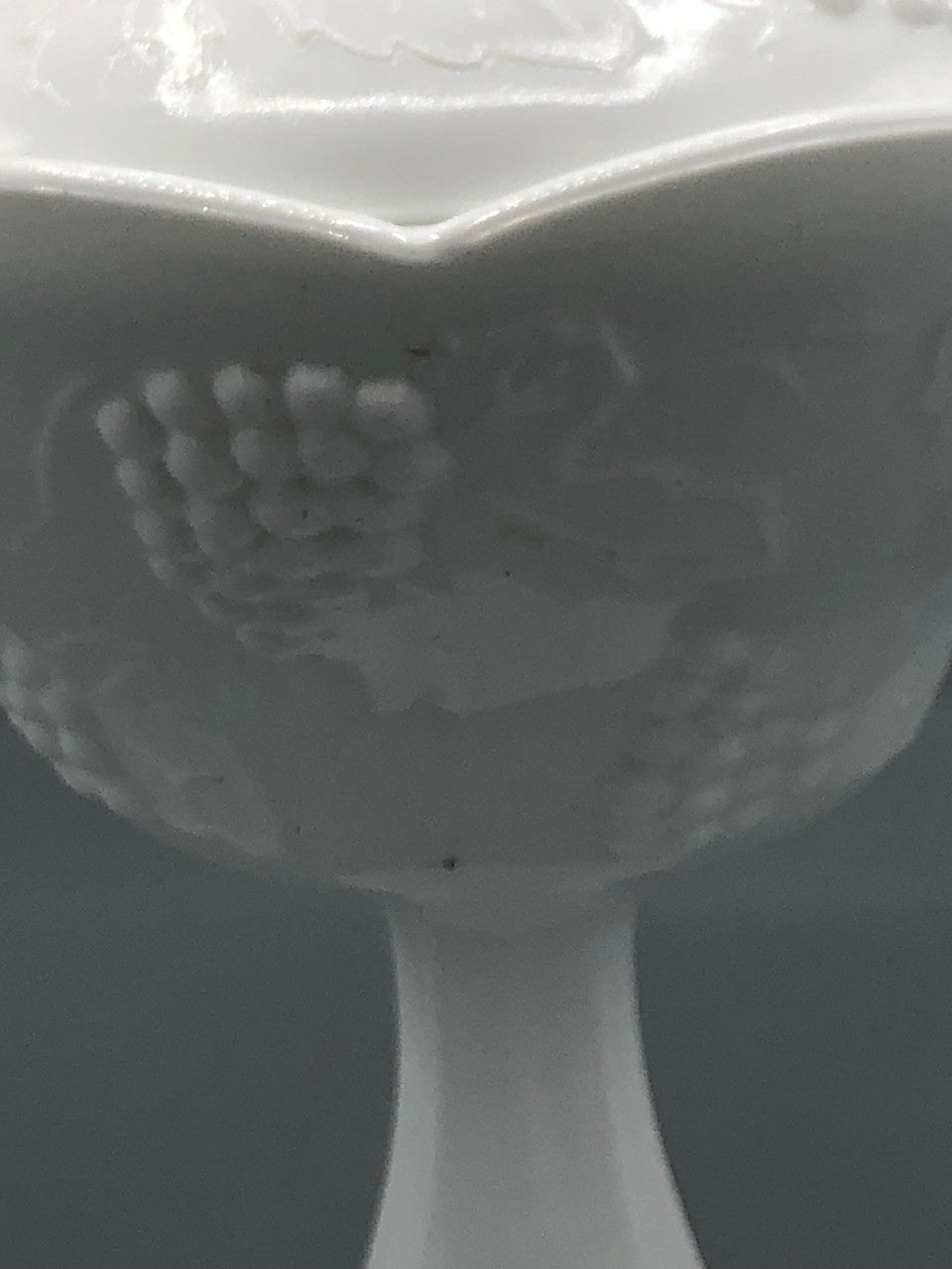 Milk Glass Pedestal Candy dish