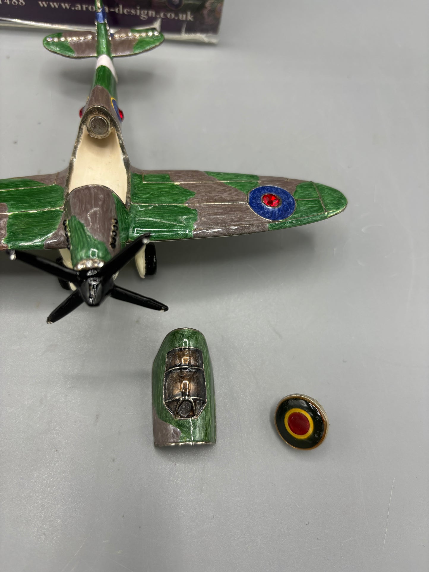 Hidden Treasures Arora Spitfire airplane