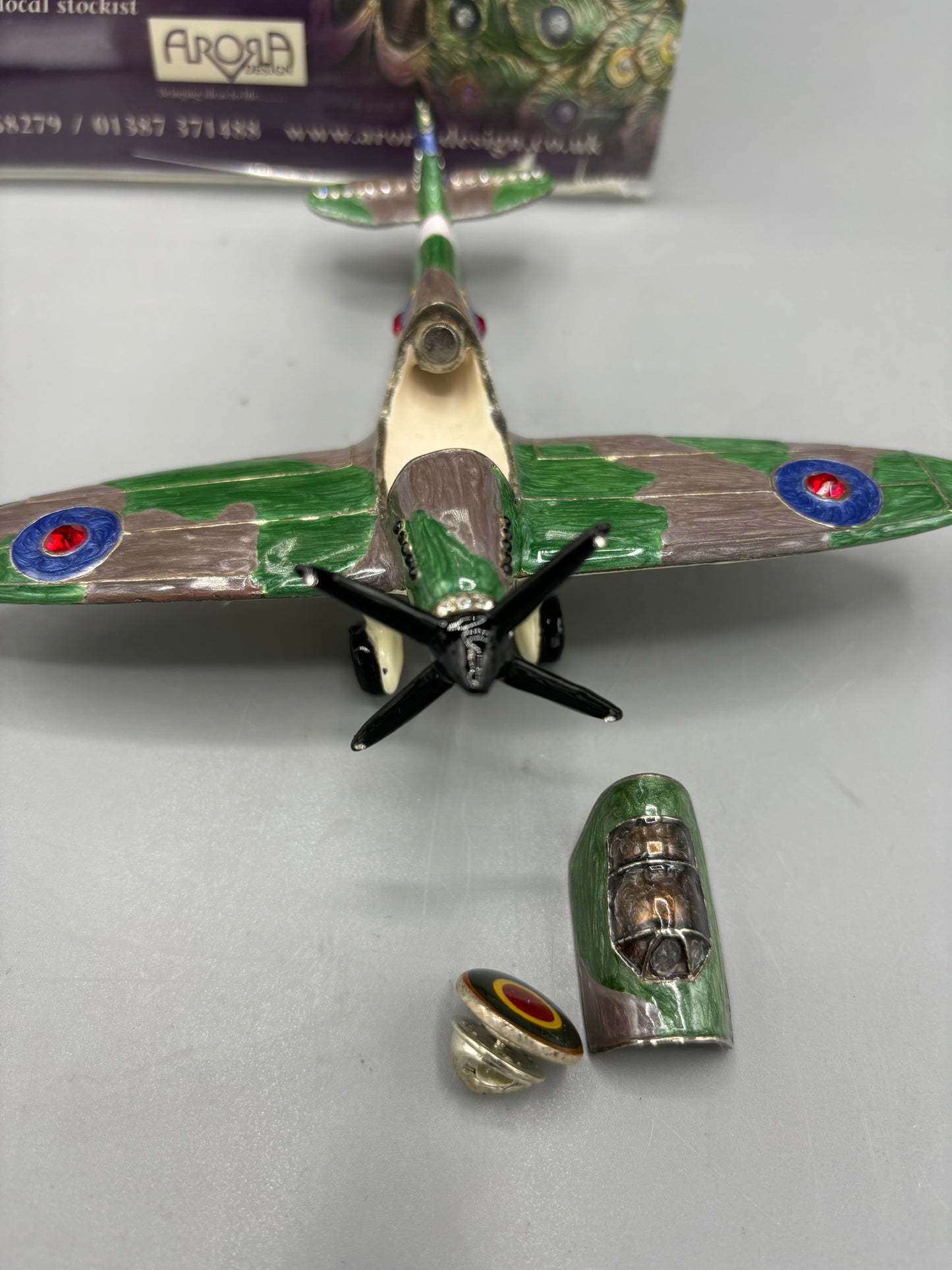 Hidden Treasures Arora Spitfire airplane