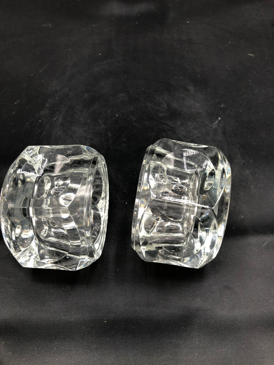 Elements Crystal Madein Czech Republic candle holders