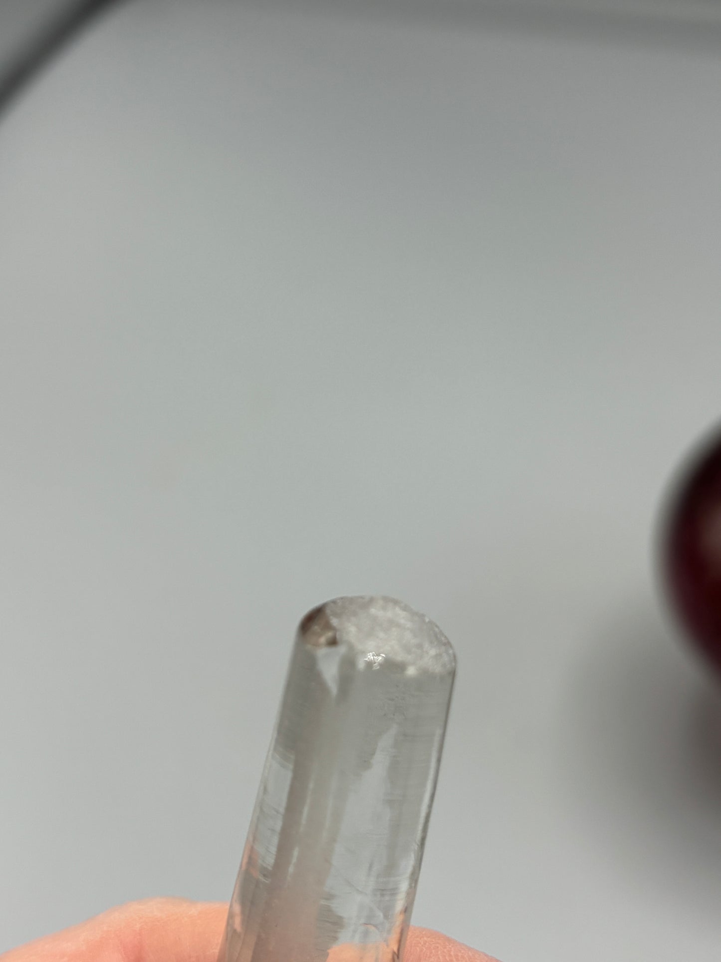 Vintage Bischoff red perfume bottle