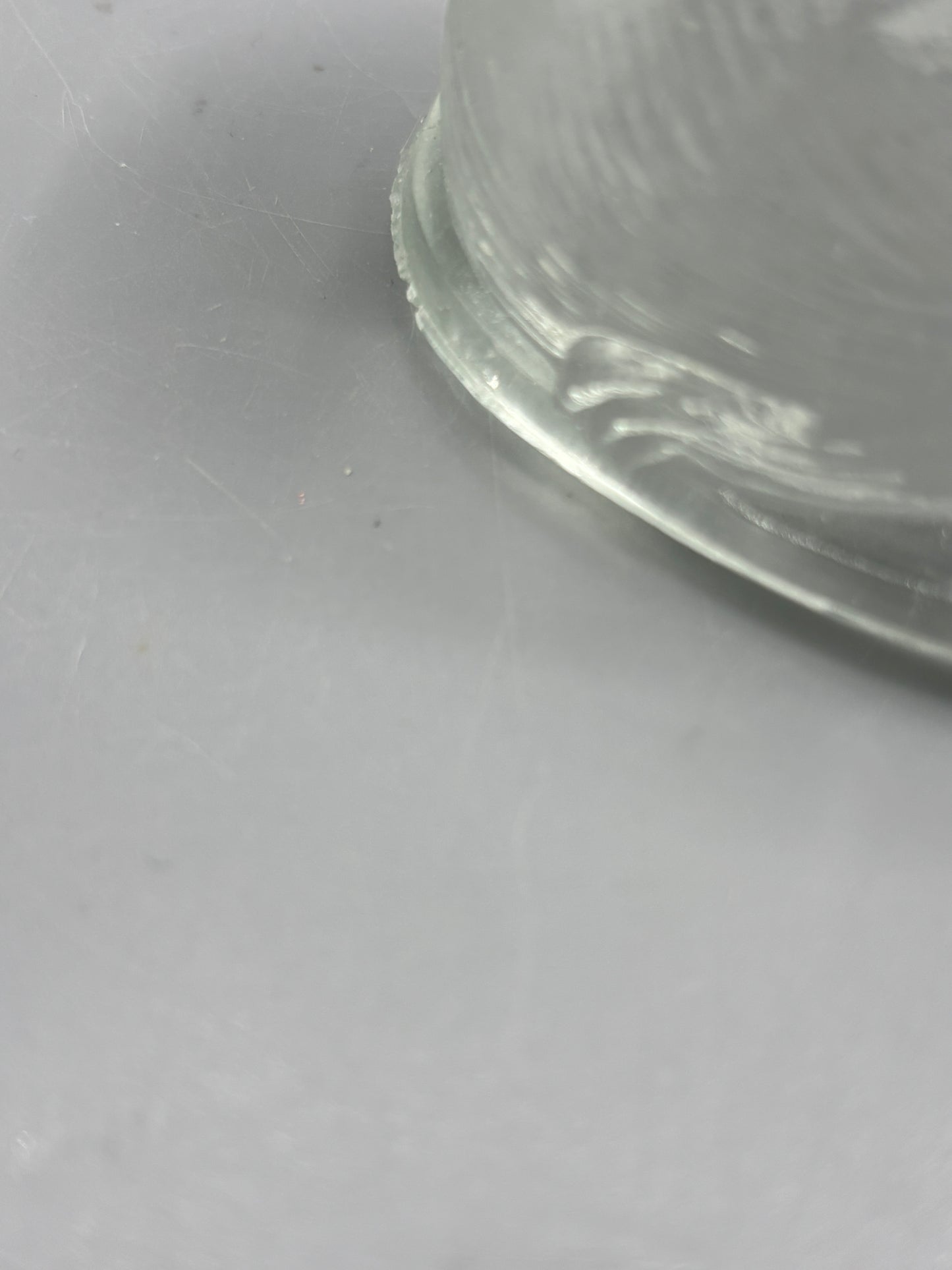 Vintage L.E. Smith glass rabbit on nest