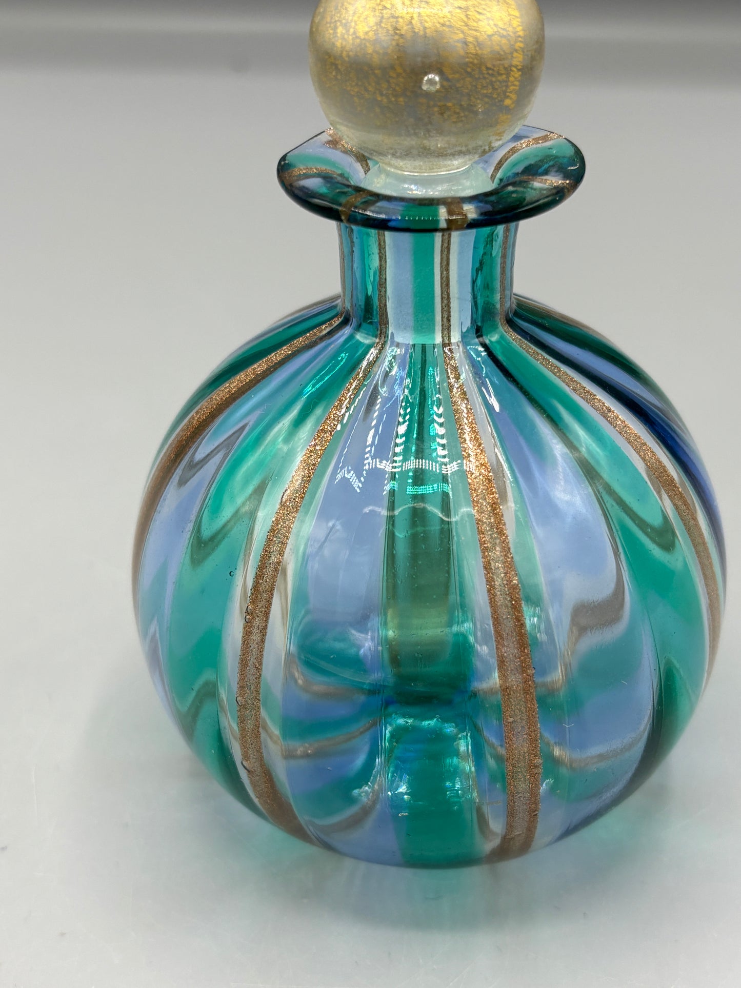 Vintage Murano round perfume bottle