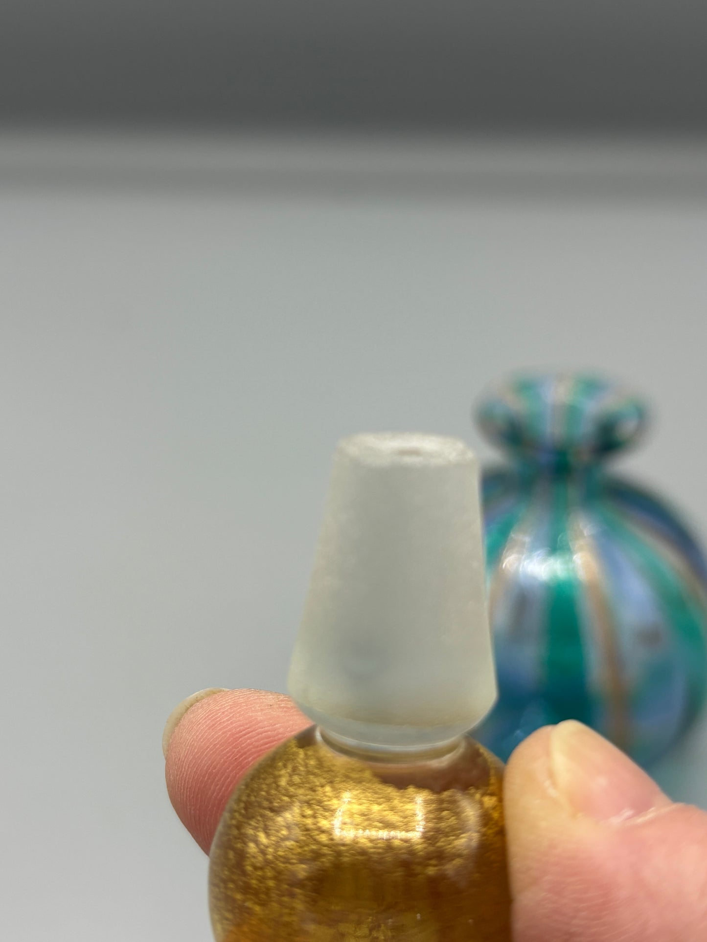 Vintage Murano round perfume bottle