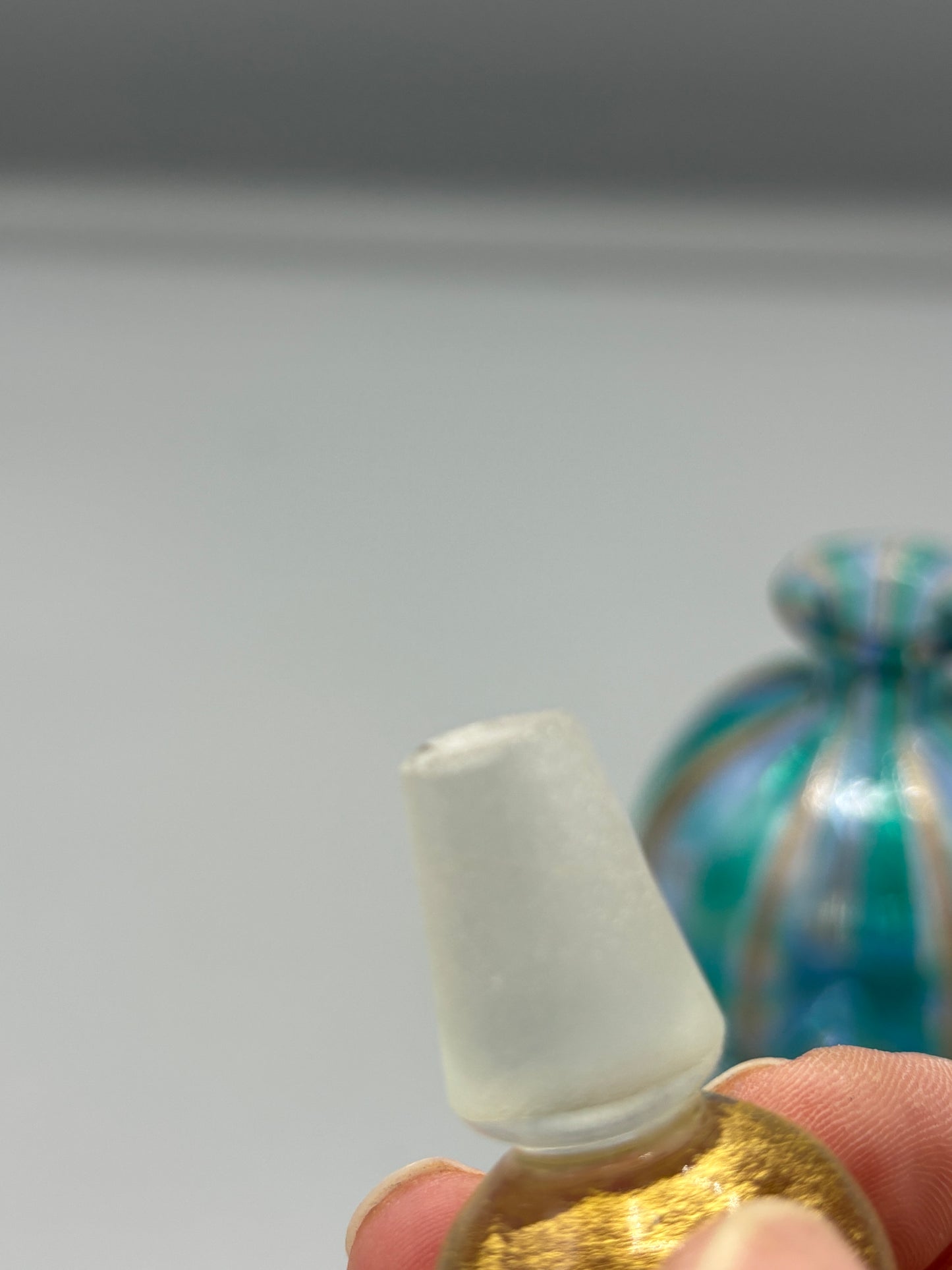 Vintage Murano round perfume bottle