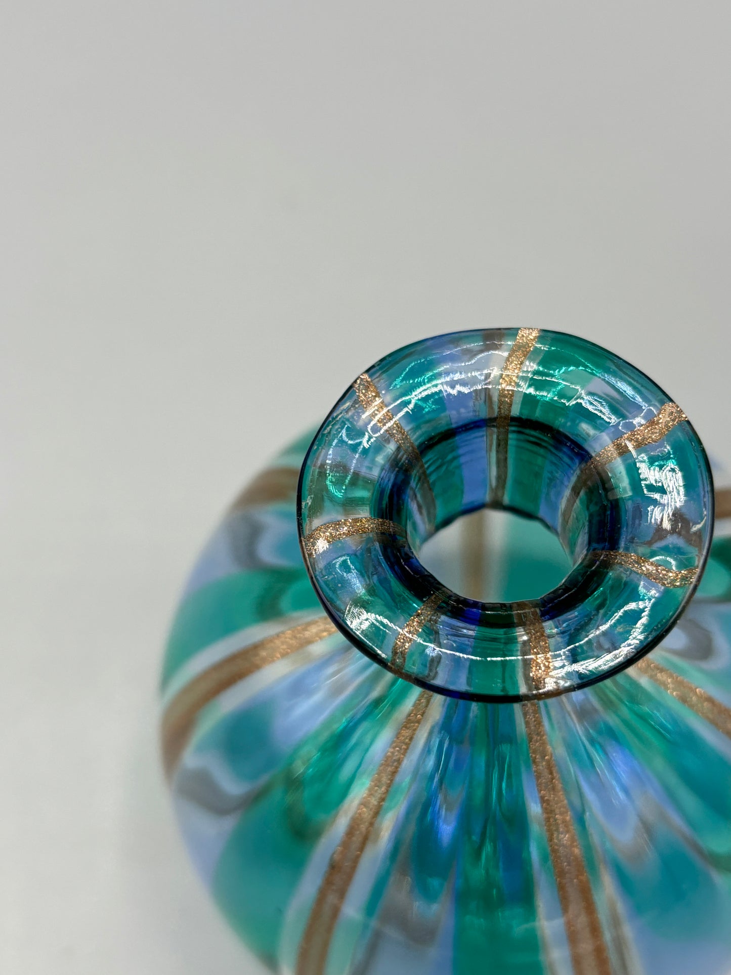 Vintage Murano round perfume bottle
