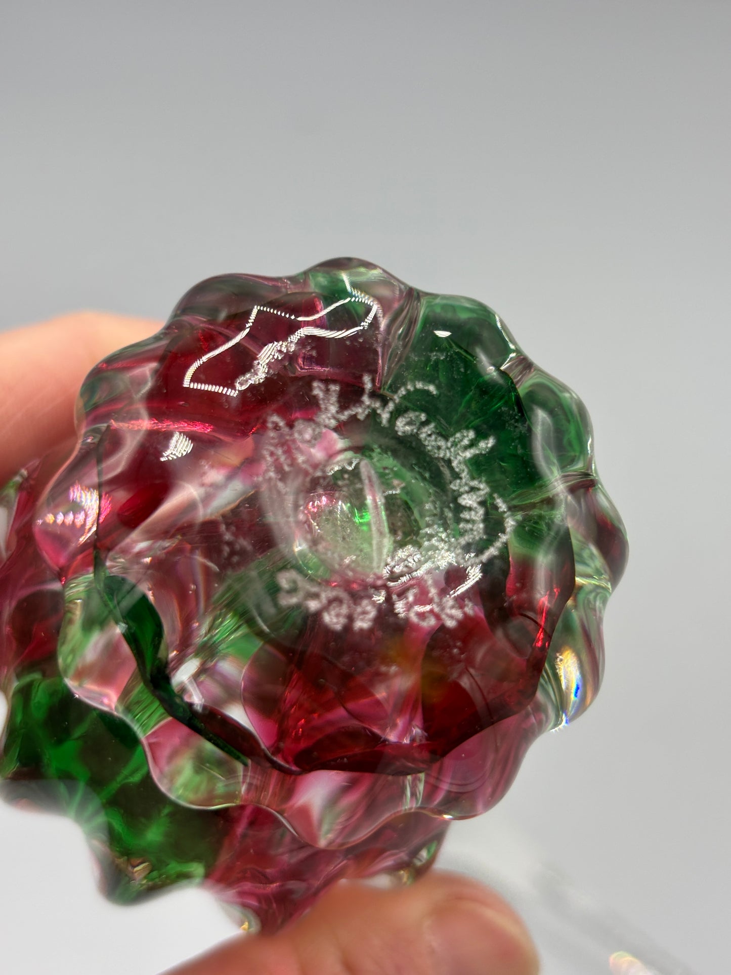 Vintage Murano glass perfume bottle