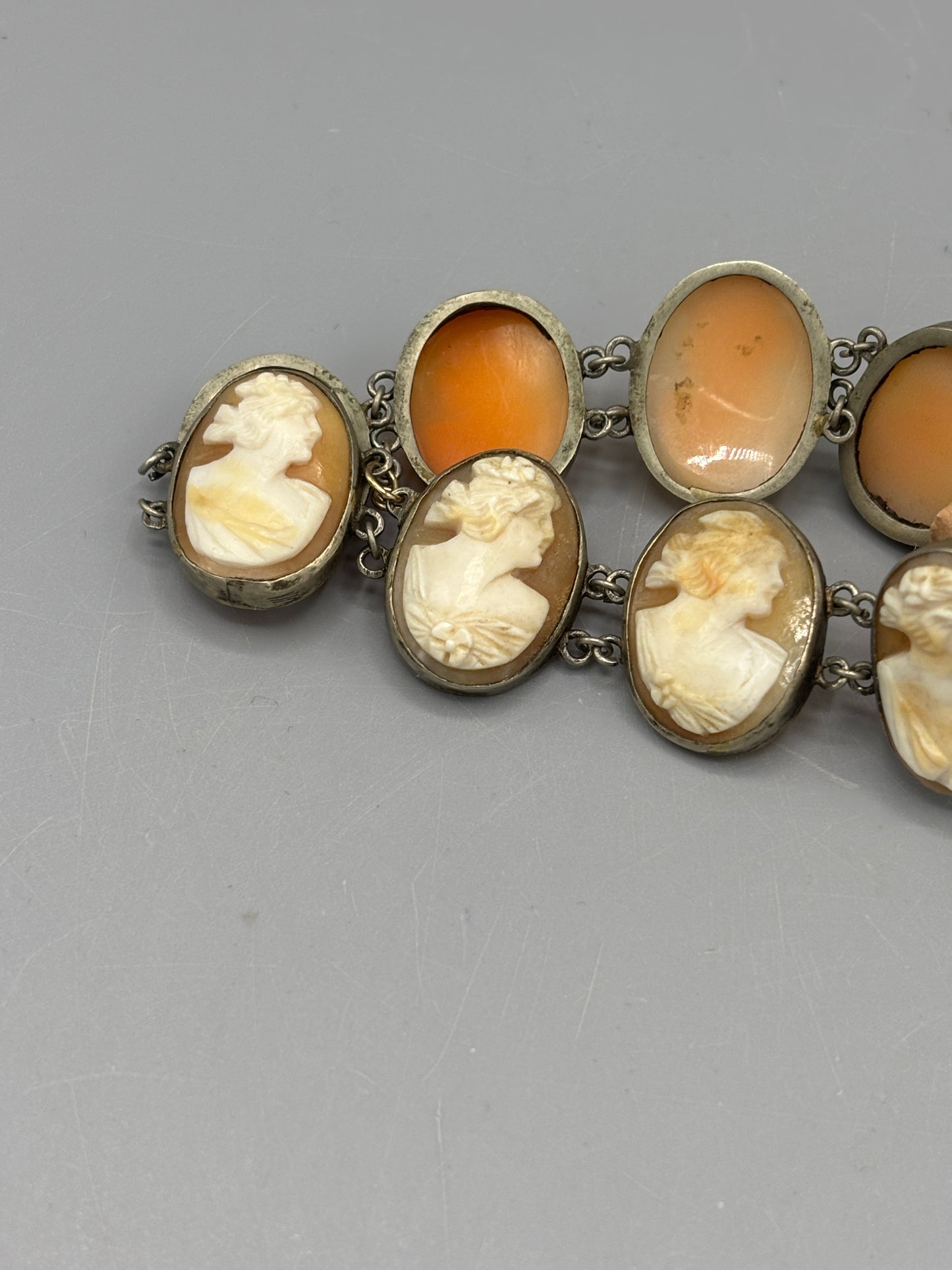9 piece Cameo bracelet