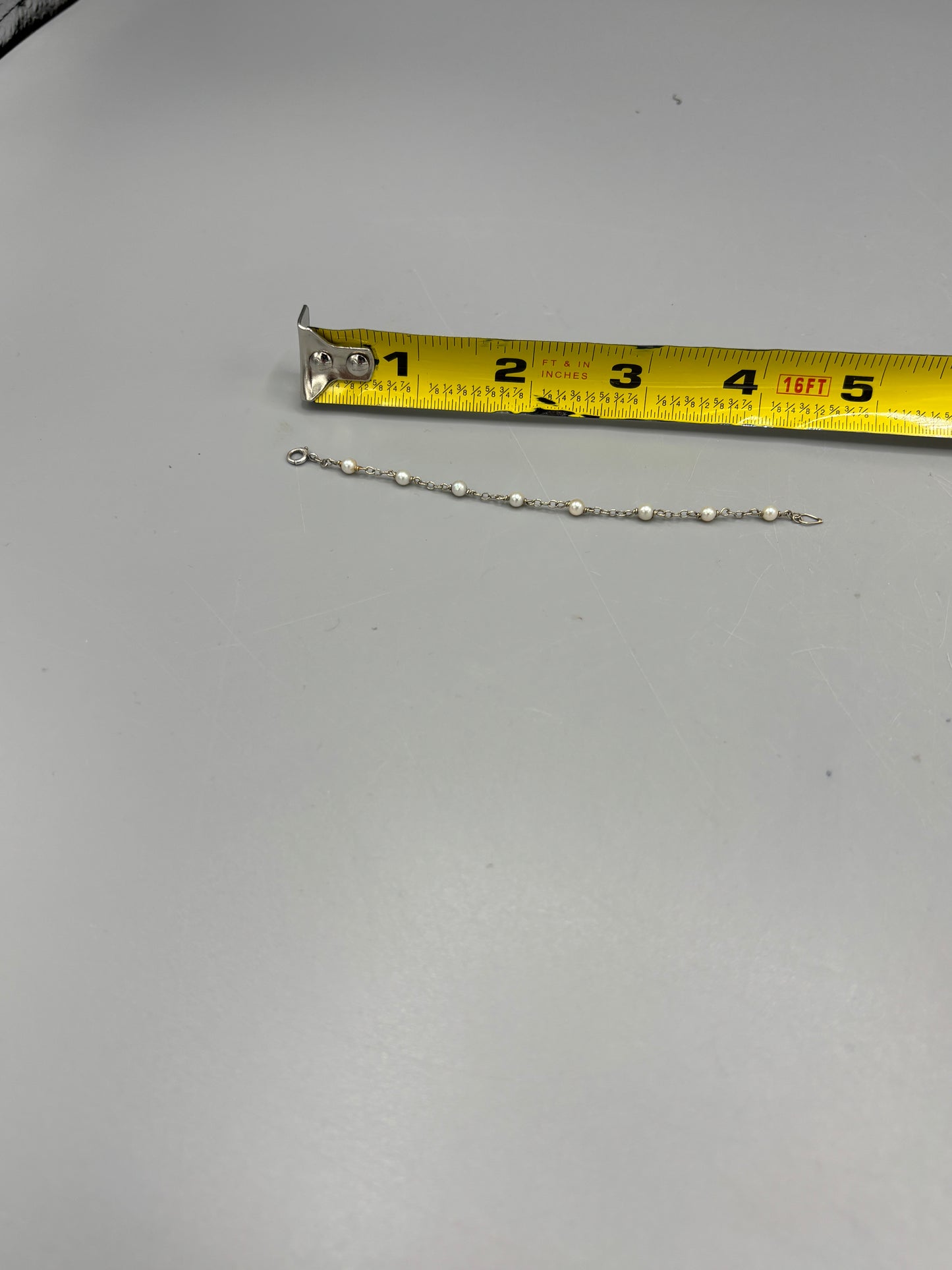 Sterling Pearl baby bracelet